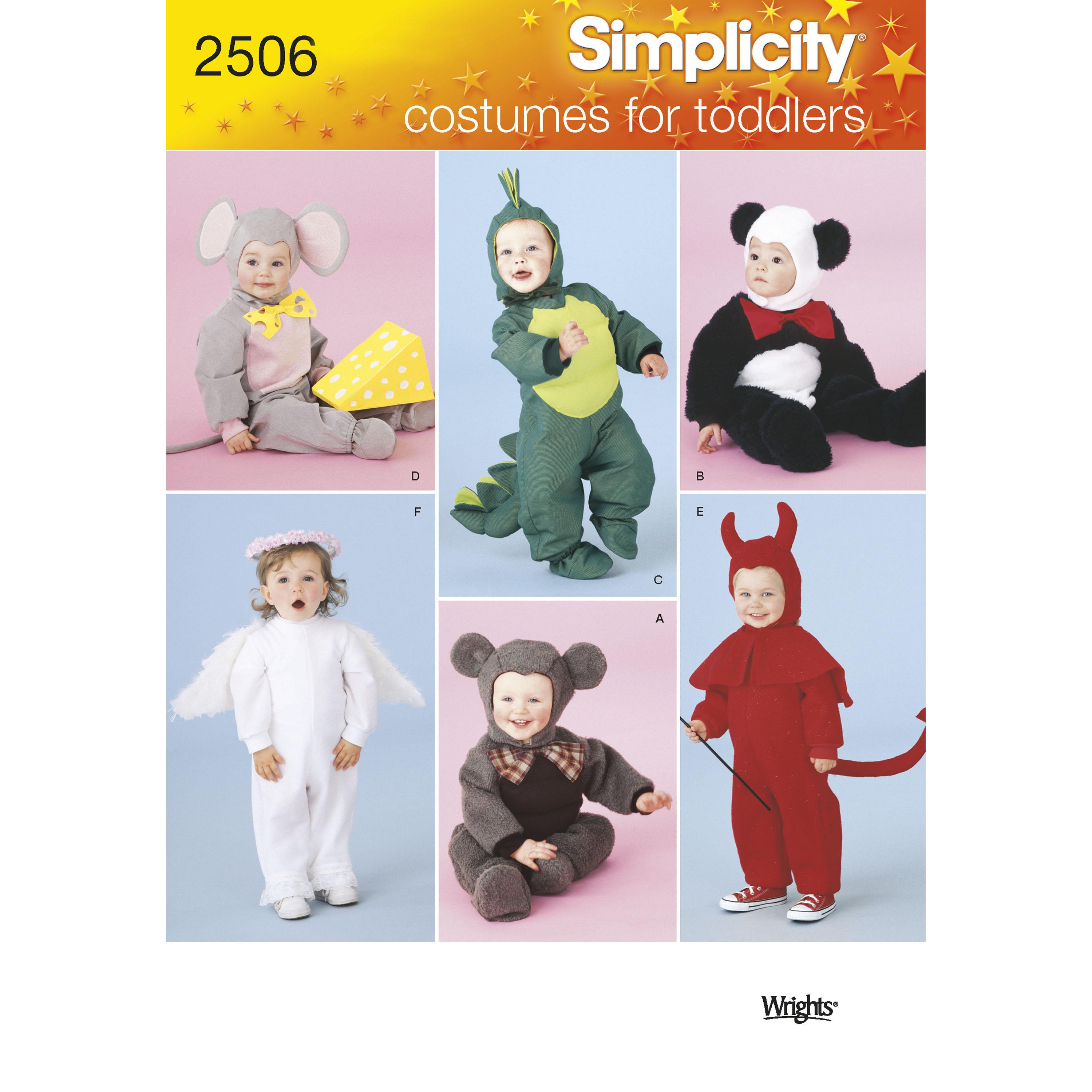 Simplicity S2506 Toddler Costumes
