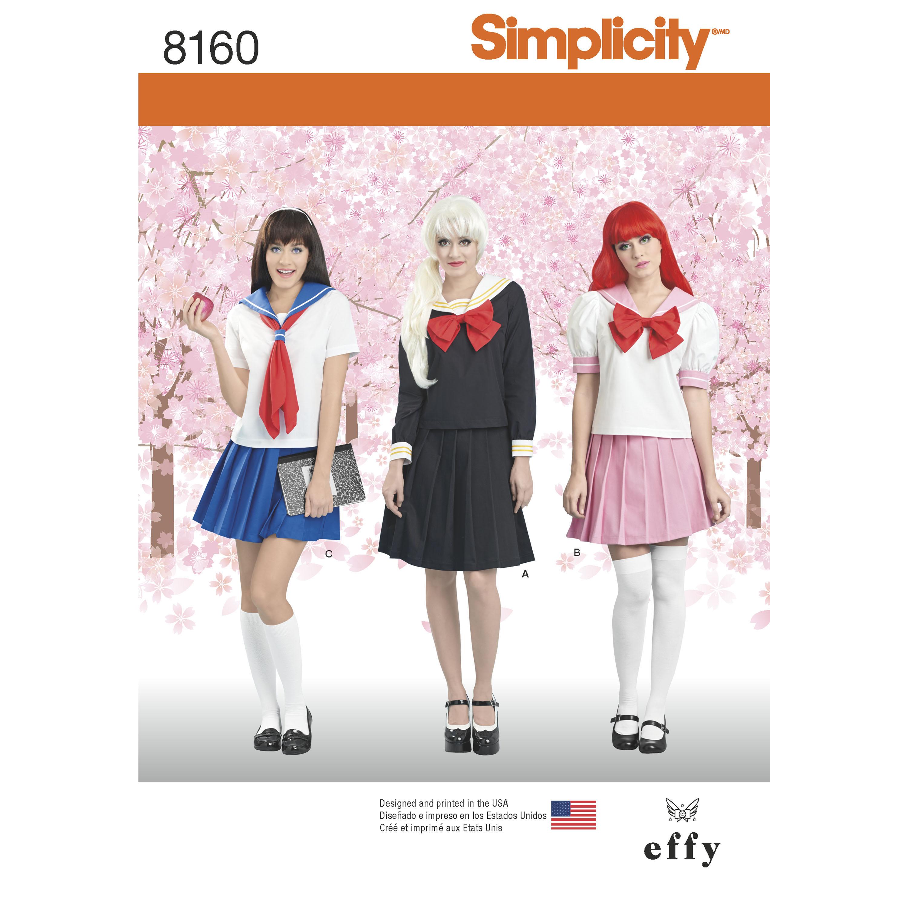 Simplicity S8160 Effy Sews Cosplay Women's Costume