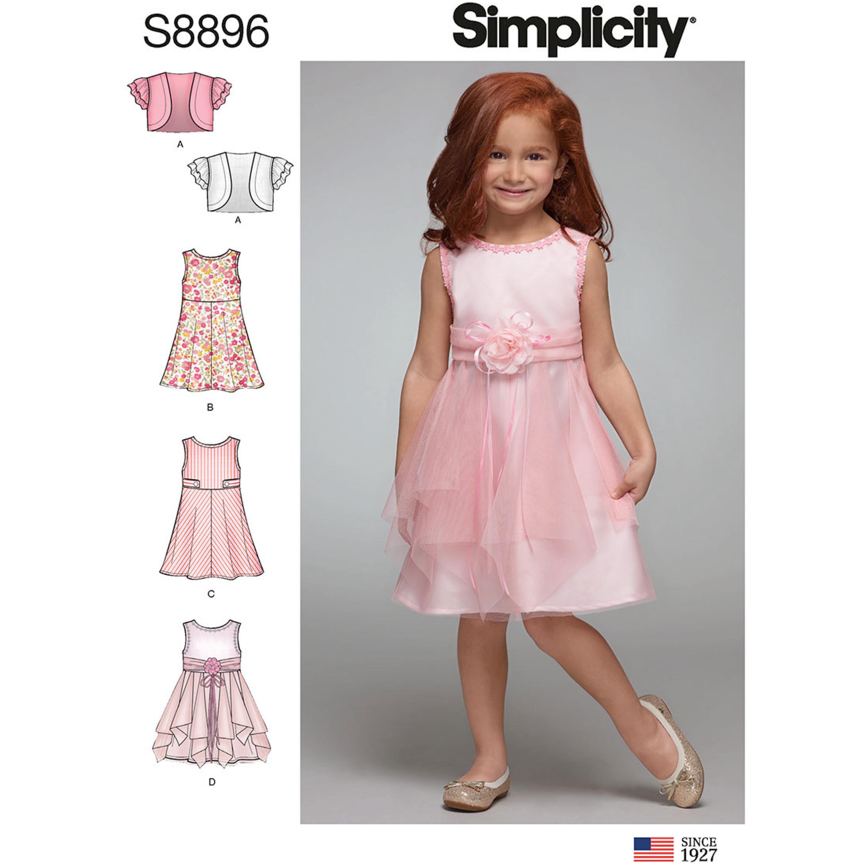 Simplicity S8896 Children's Dress