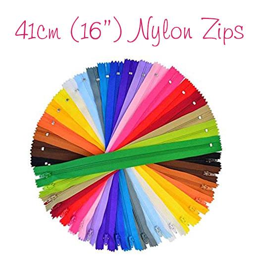41cm (16") Nylon Zip