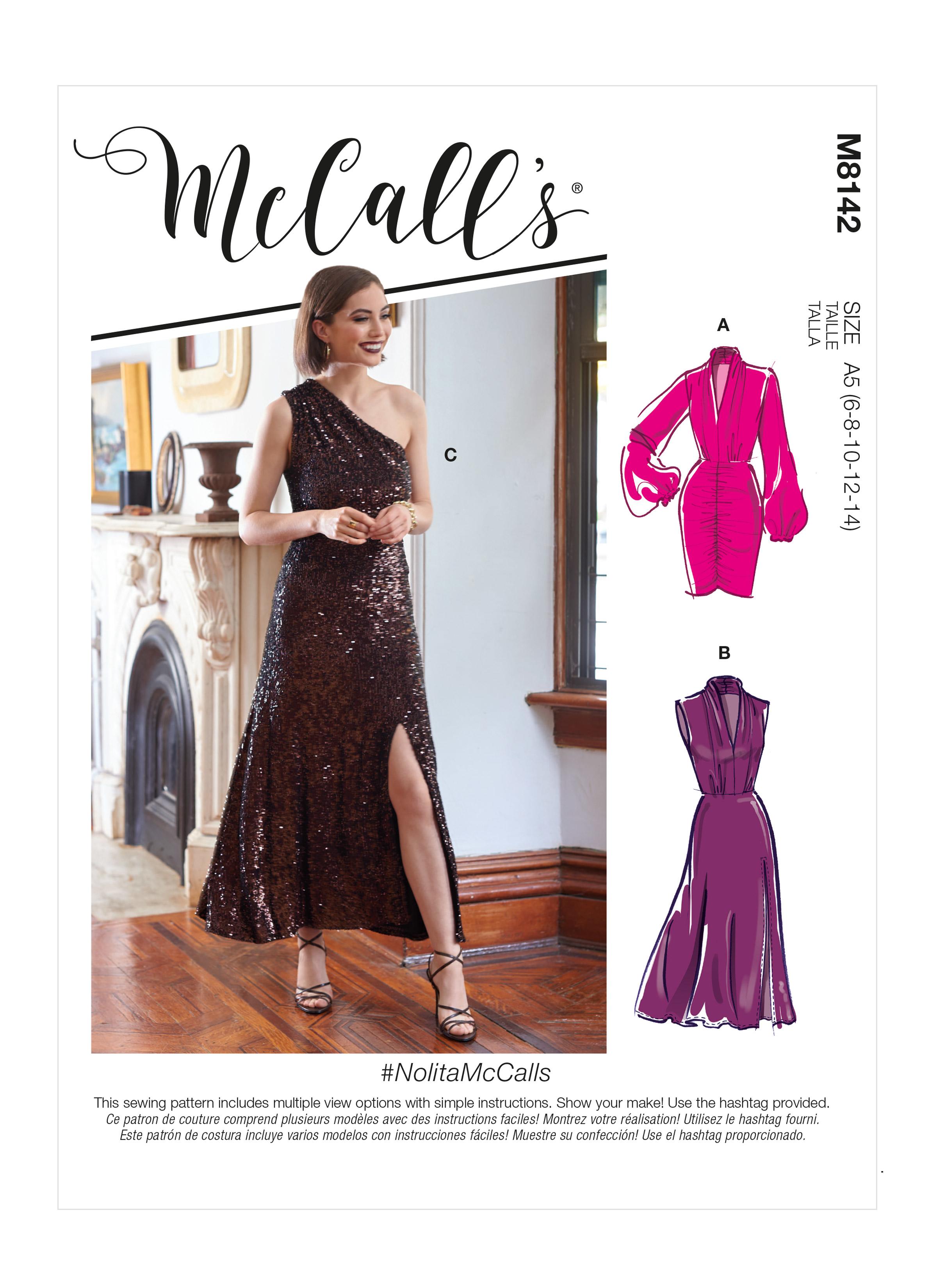 McCalls M8142 #NolitaMcCalls - Misses' Dresses