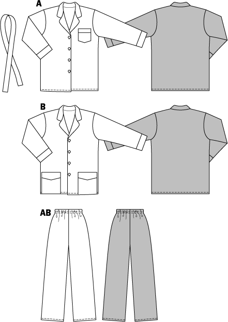 Burda B2691 Pyjamas Sewing Pattern