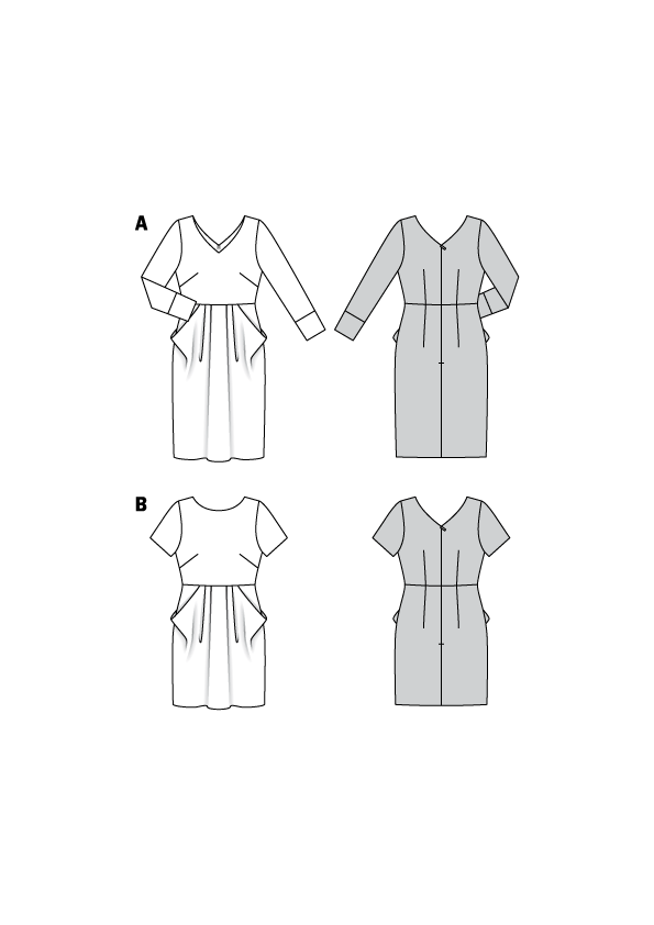 Burda B6224 Dress Sewing Pattern