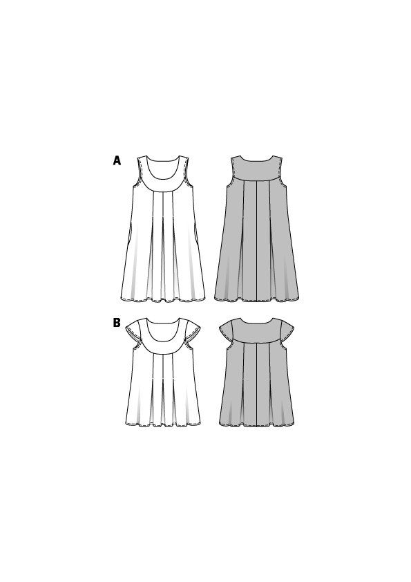Burda B6532 Women's' Loose Dress