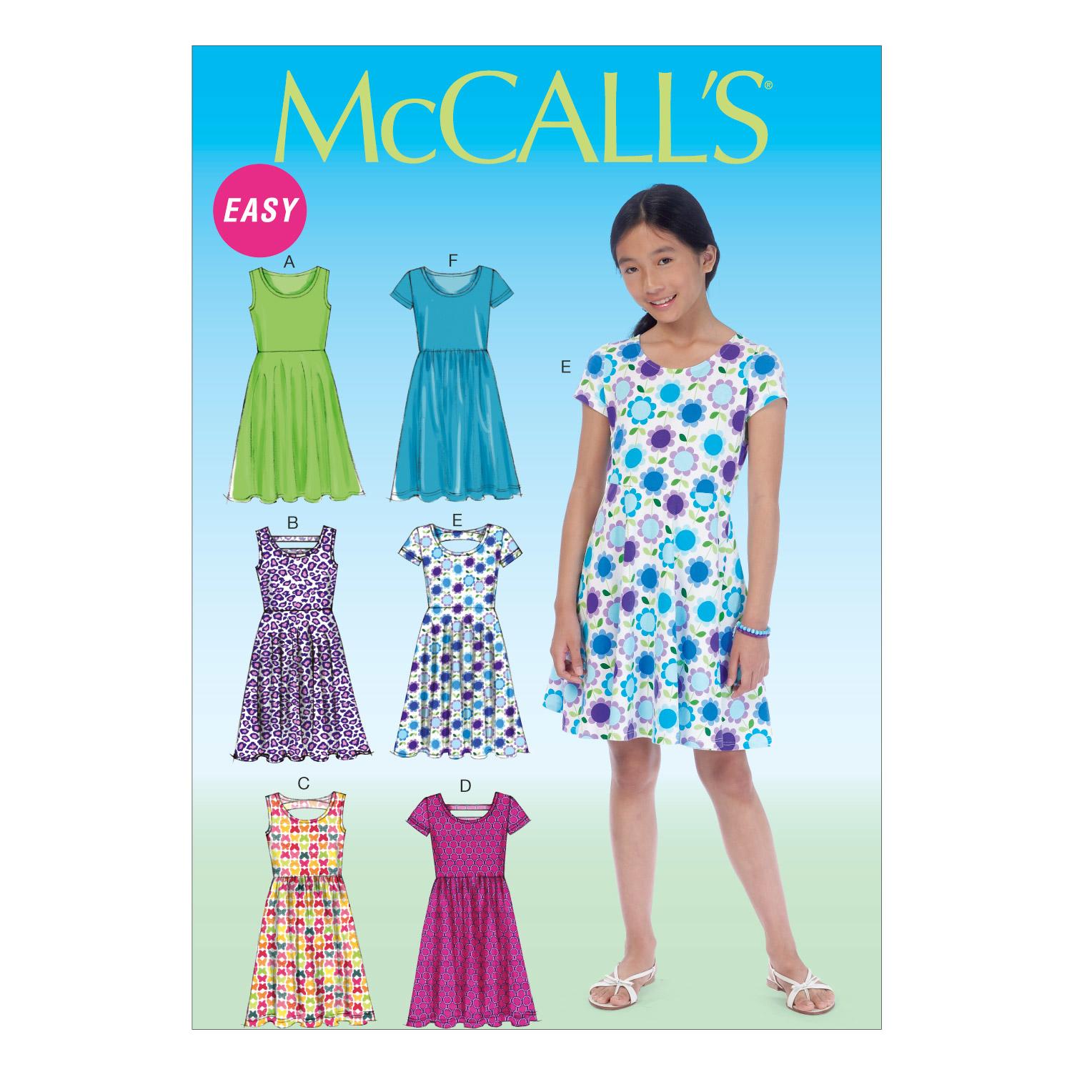 McCalls M7079 Dresses, Girls, Girls/Boys, Misses/Women/Girls