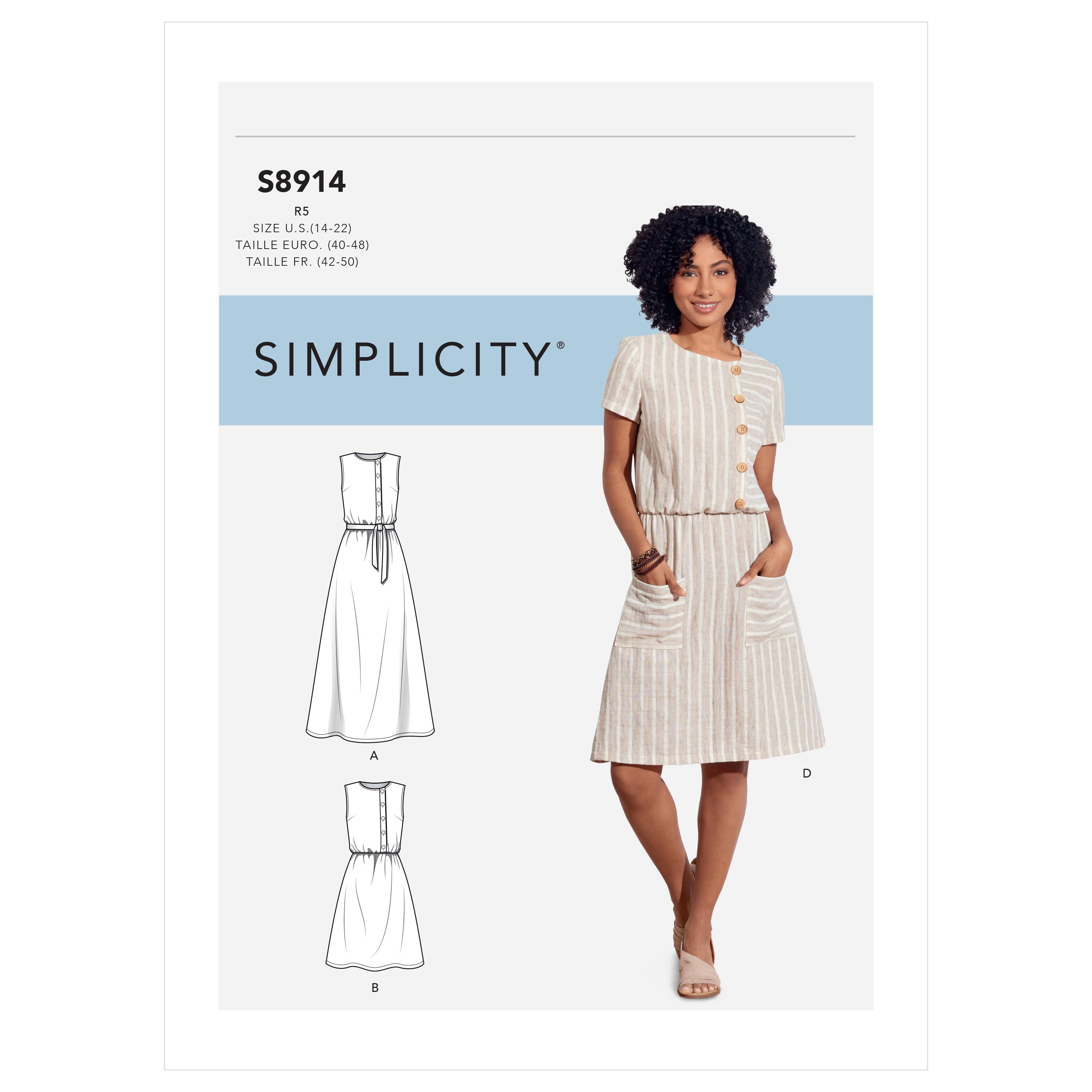 Simplicity S8914 Misses' Dresses