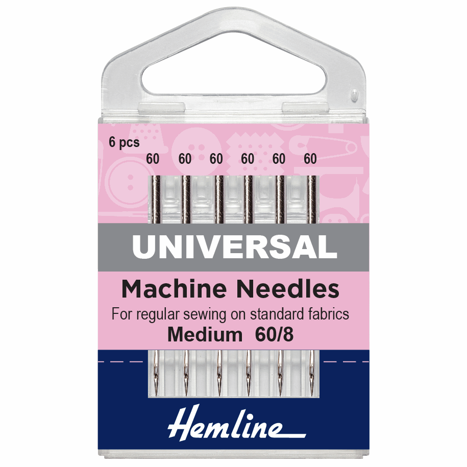 Sewing Machine Needles: Universal: Extra Fine - Size 60/8