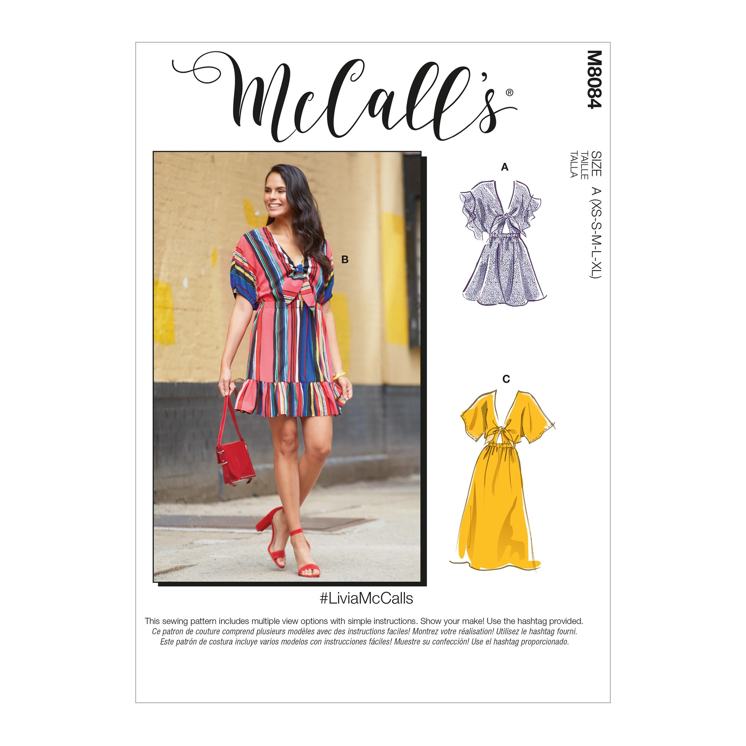 McCalls M8084 #LiviaMcCalls - Misses' Dresses
