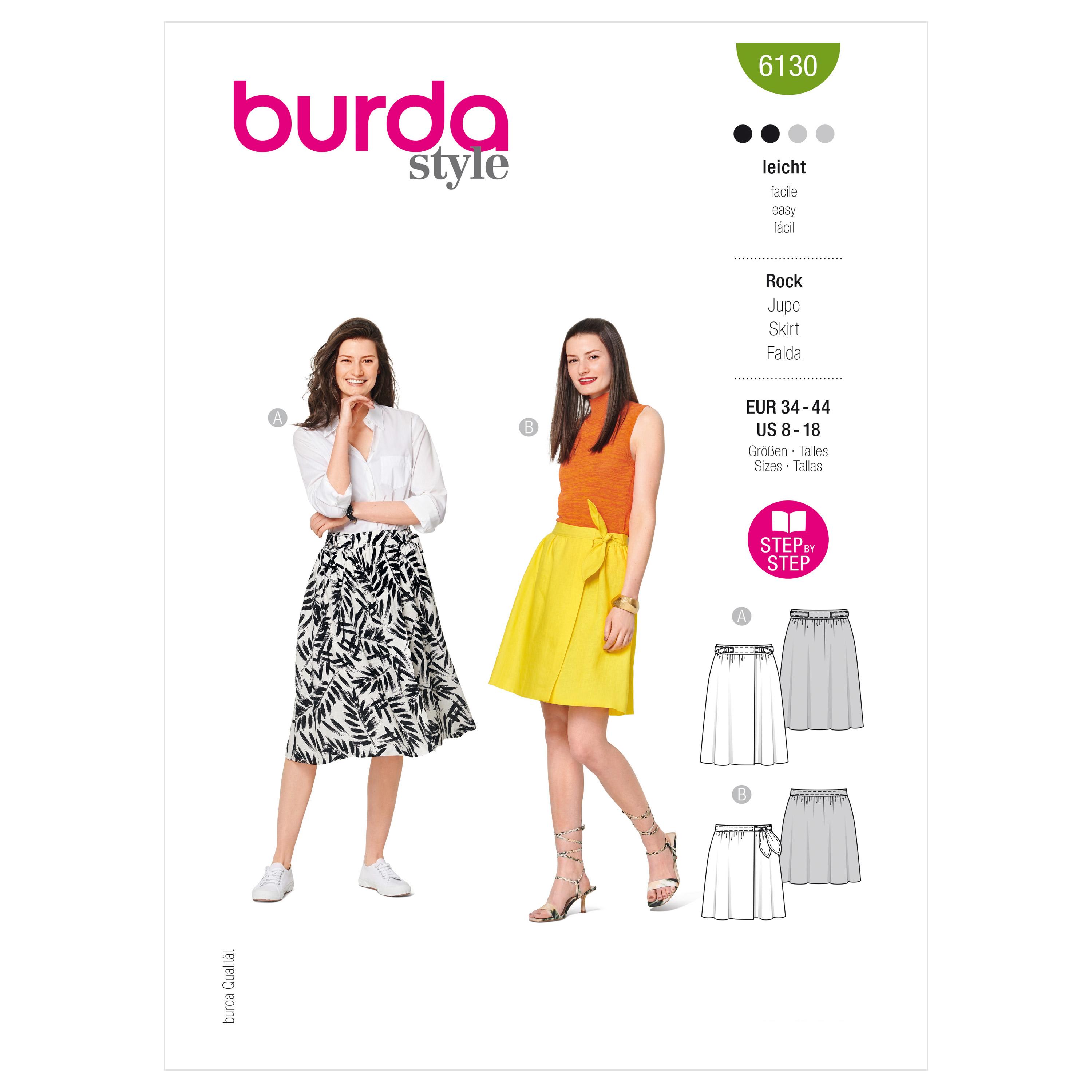 Burda Style Pattern 6130 Misses' Skirt