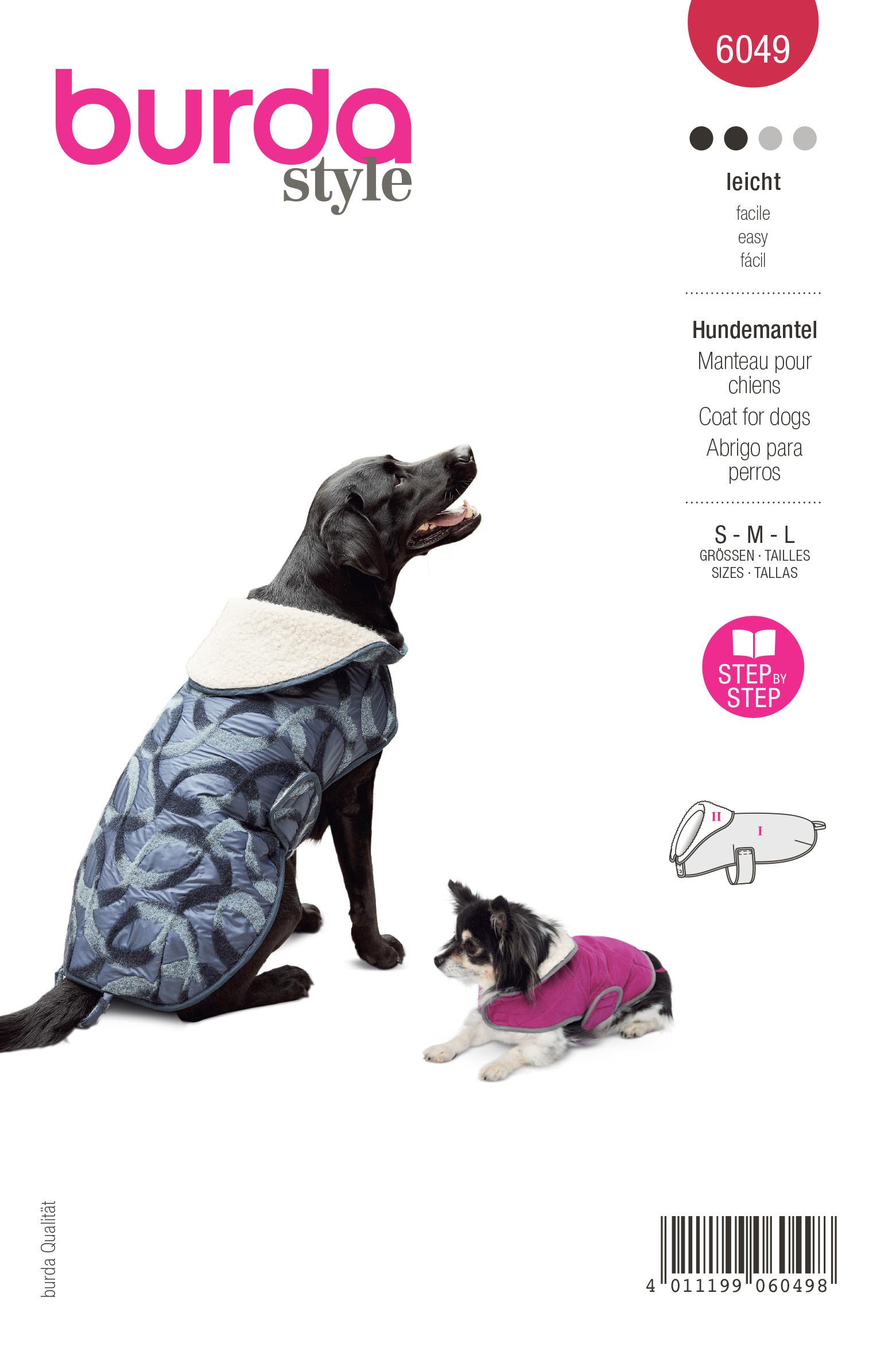 Burda Style Pattern 6049 Dog Coat