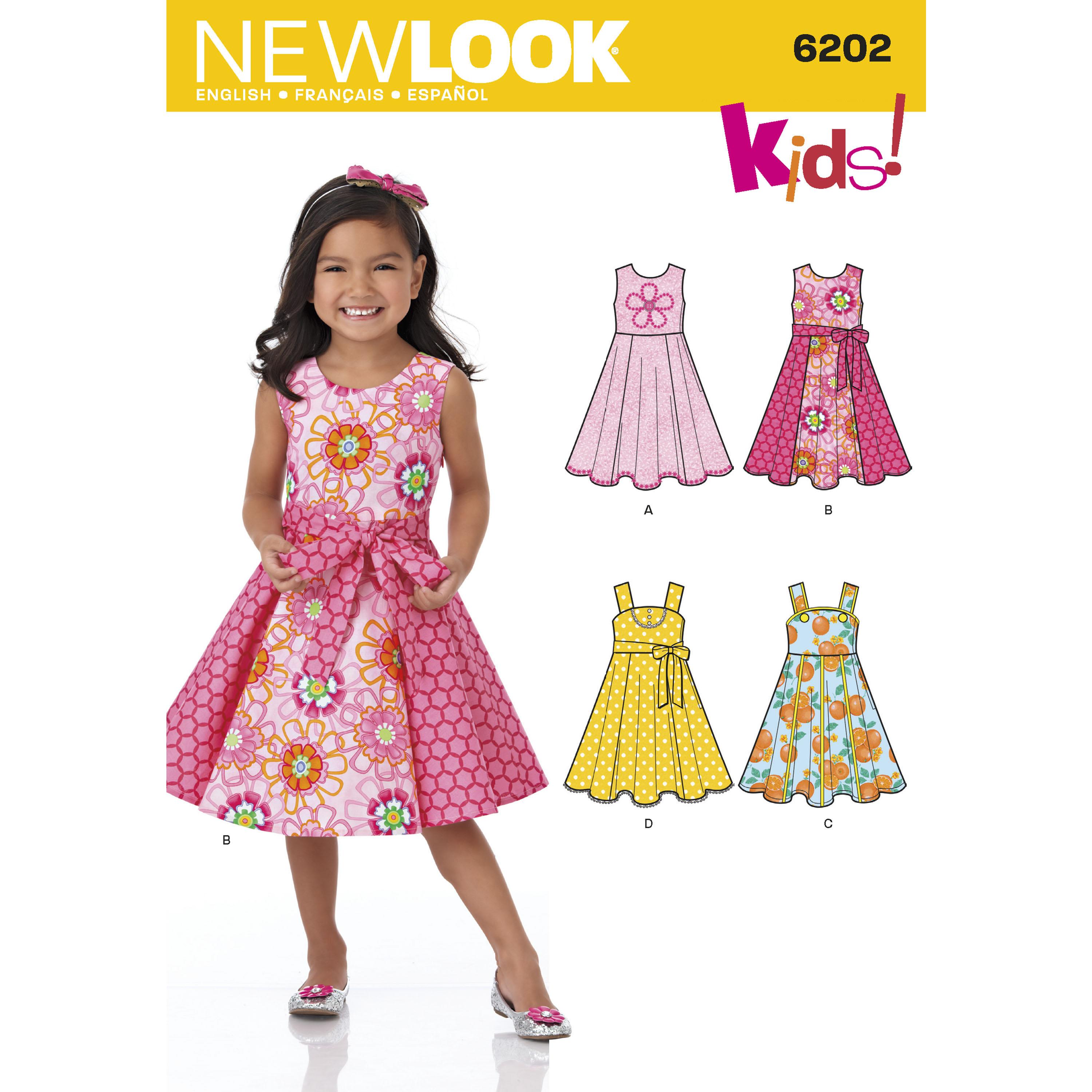 NewLook N6202 Child's Dress and Sash