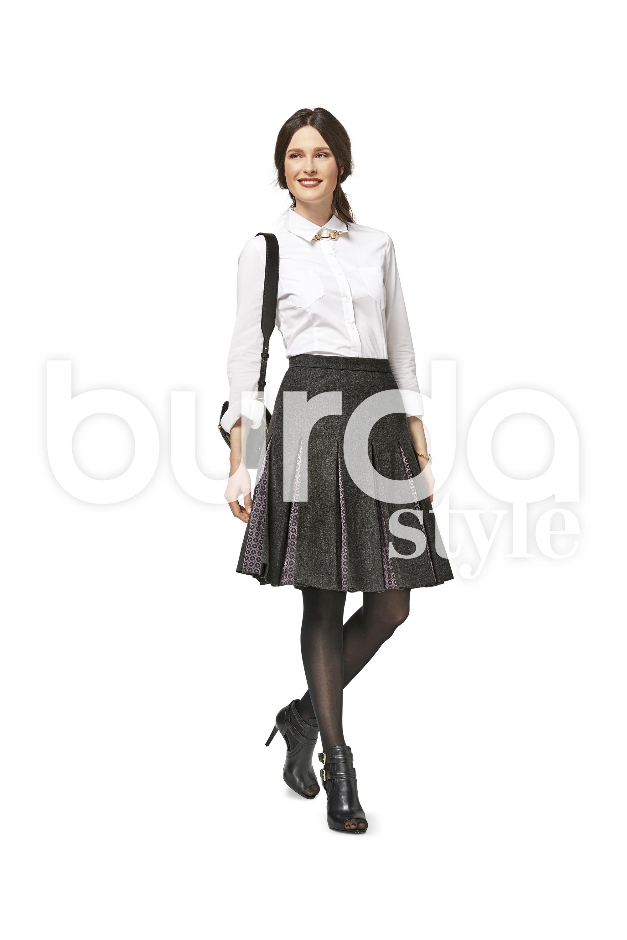 Burda B6466 Women's Pleated Skirt