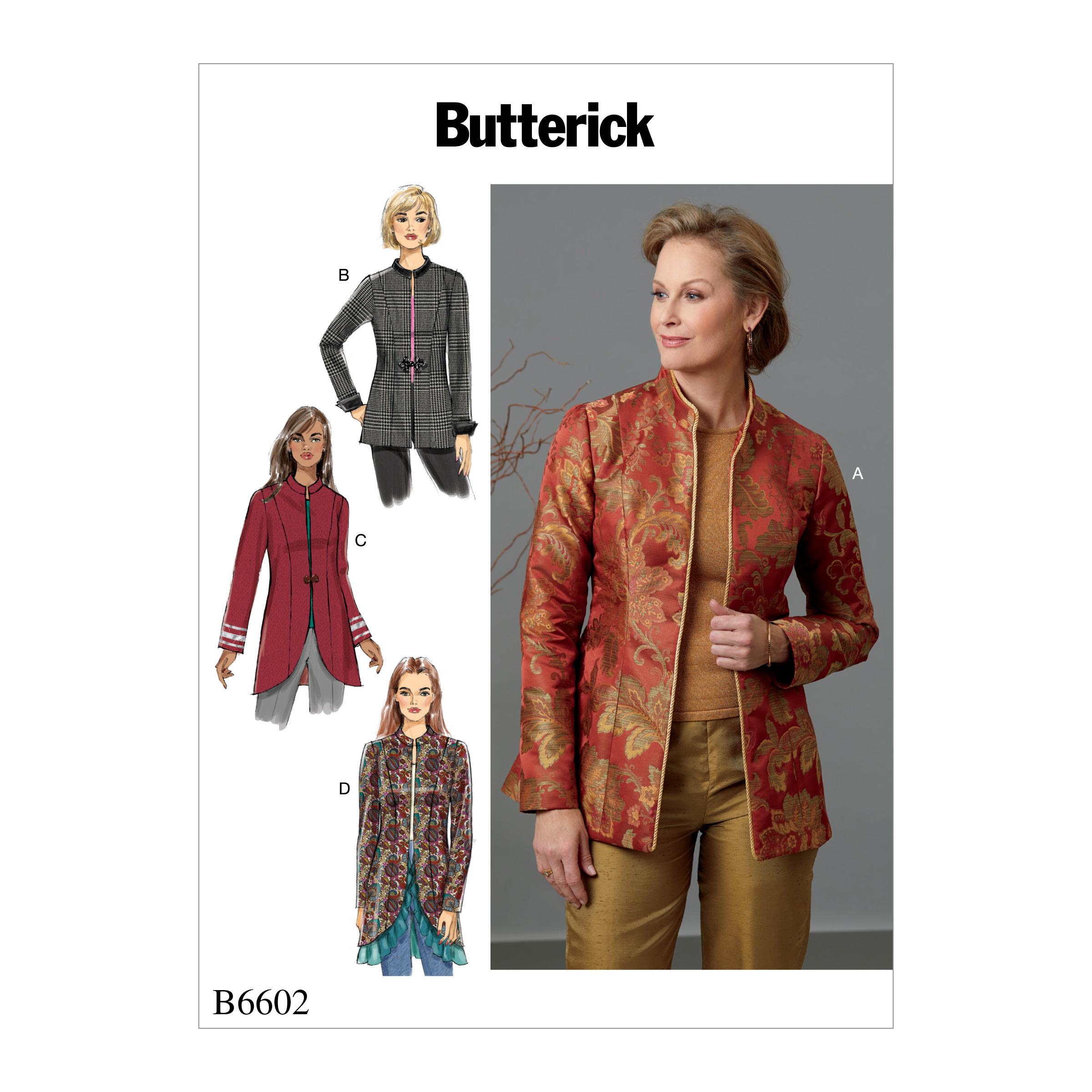 Butterick B6602 Misses'/Misses' Petite Jacket