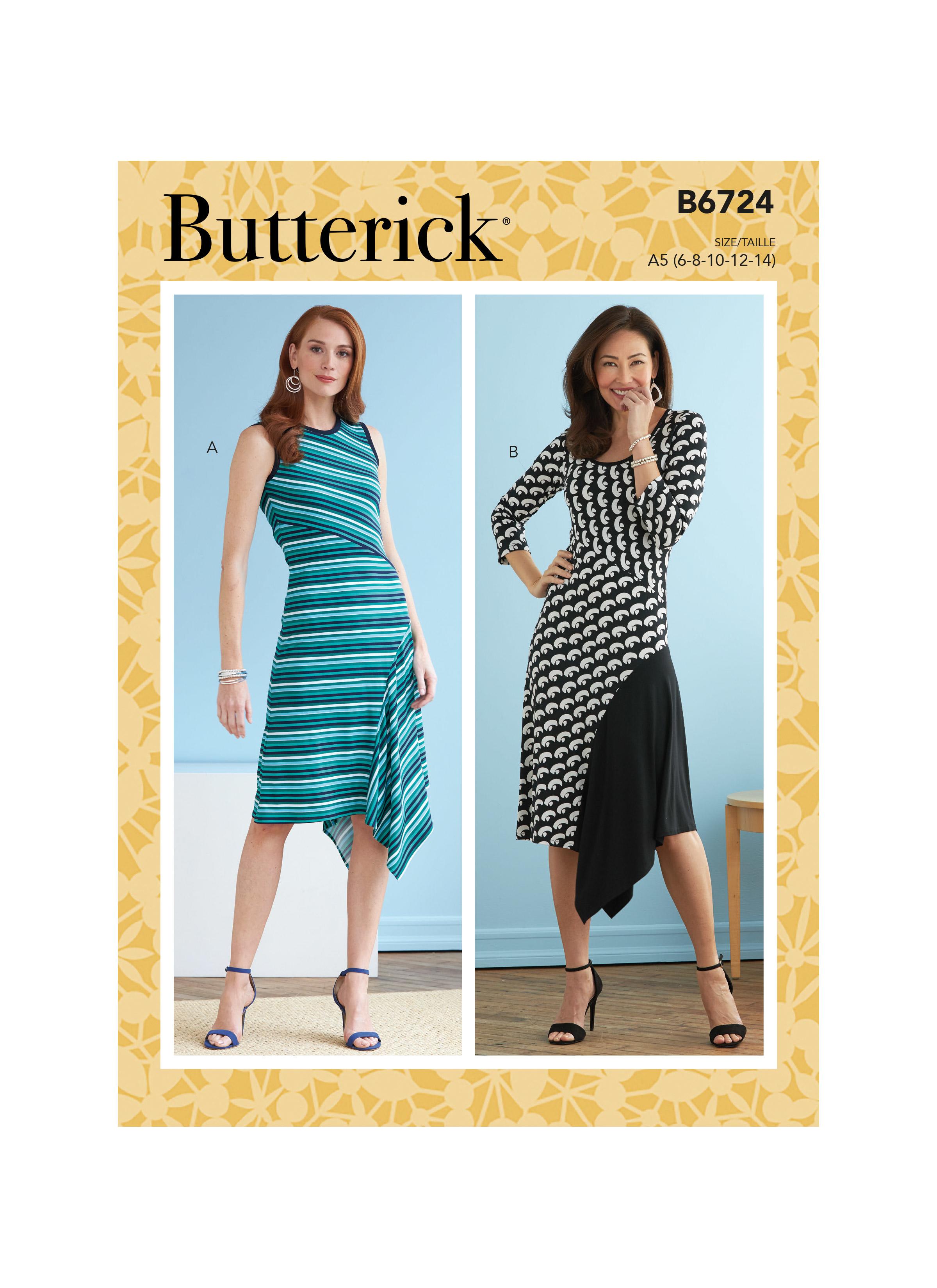 Butterick B6724 Misses' Dresses