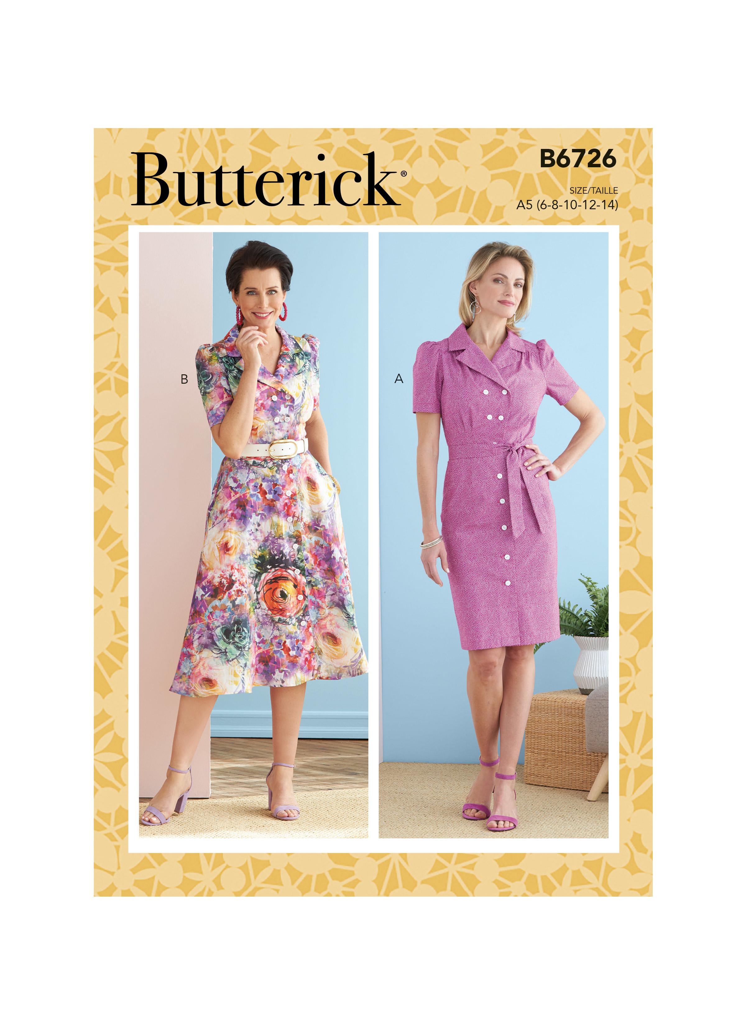 Butterick B6726 Misses' Dresses