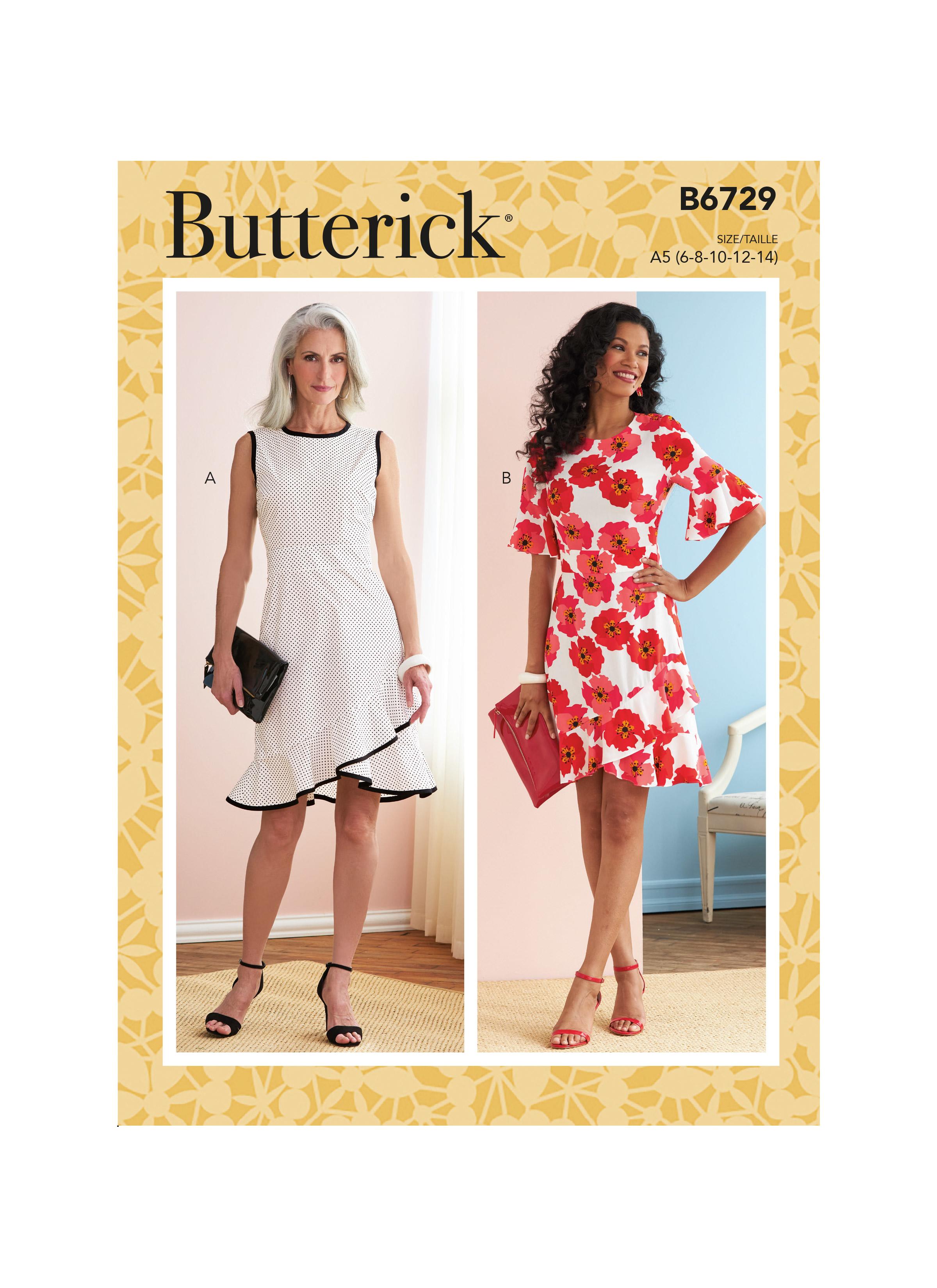 Butterick B6729 Misses' Dresses