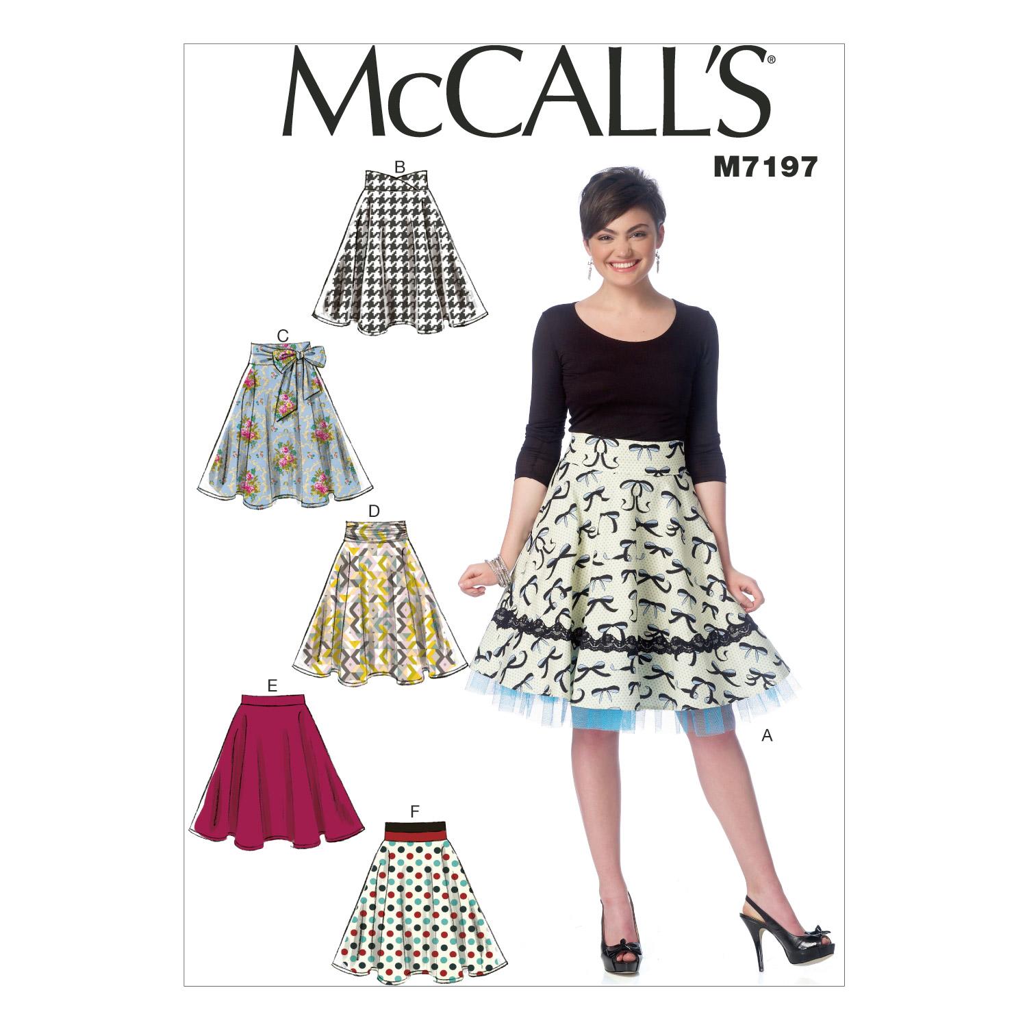 McCalls M7197 Skirts