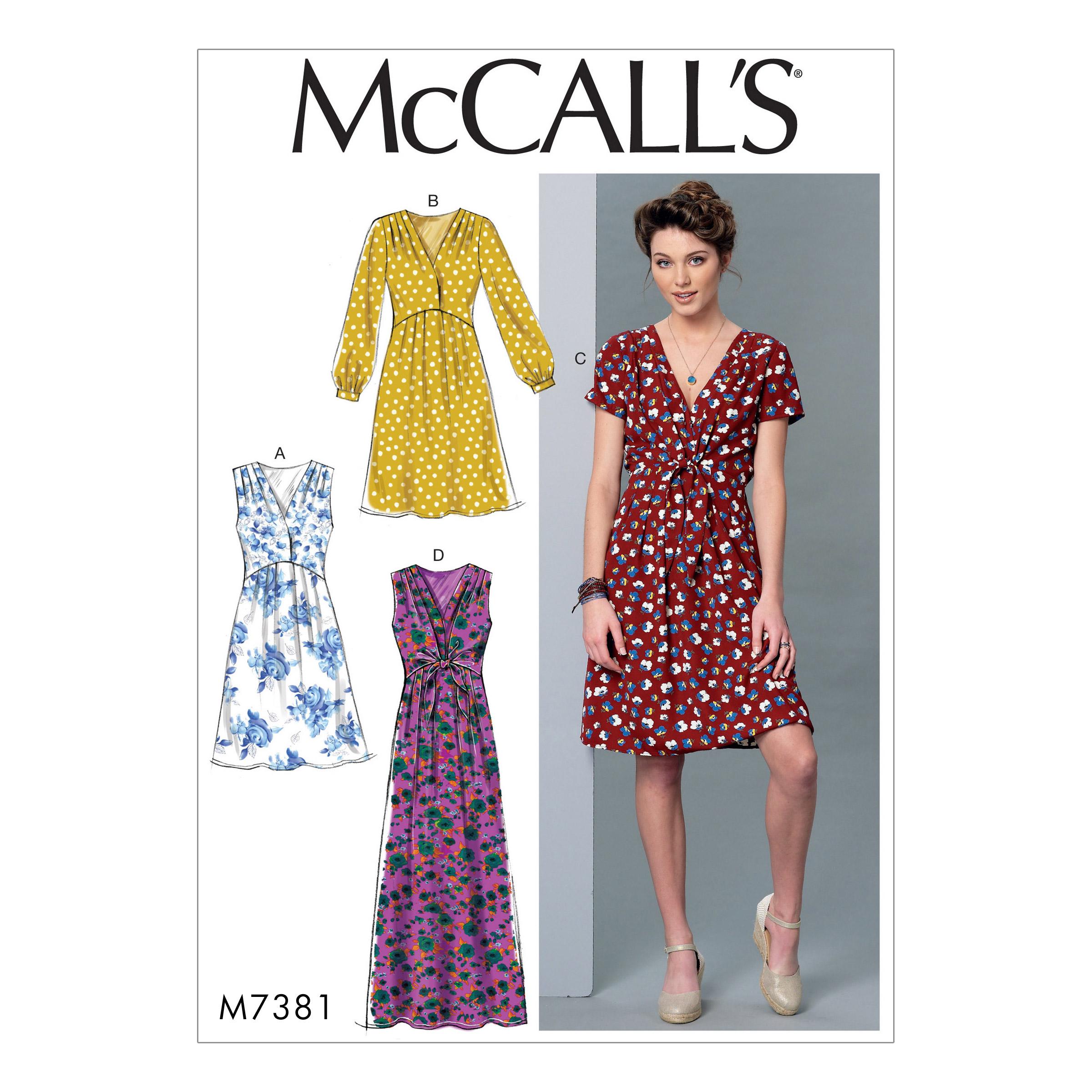 McCalls M7381 Misses Dresses