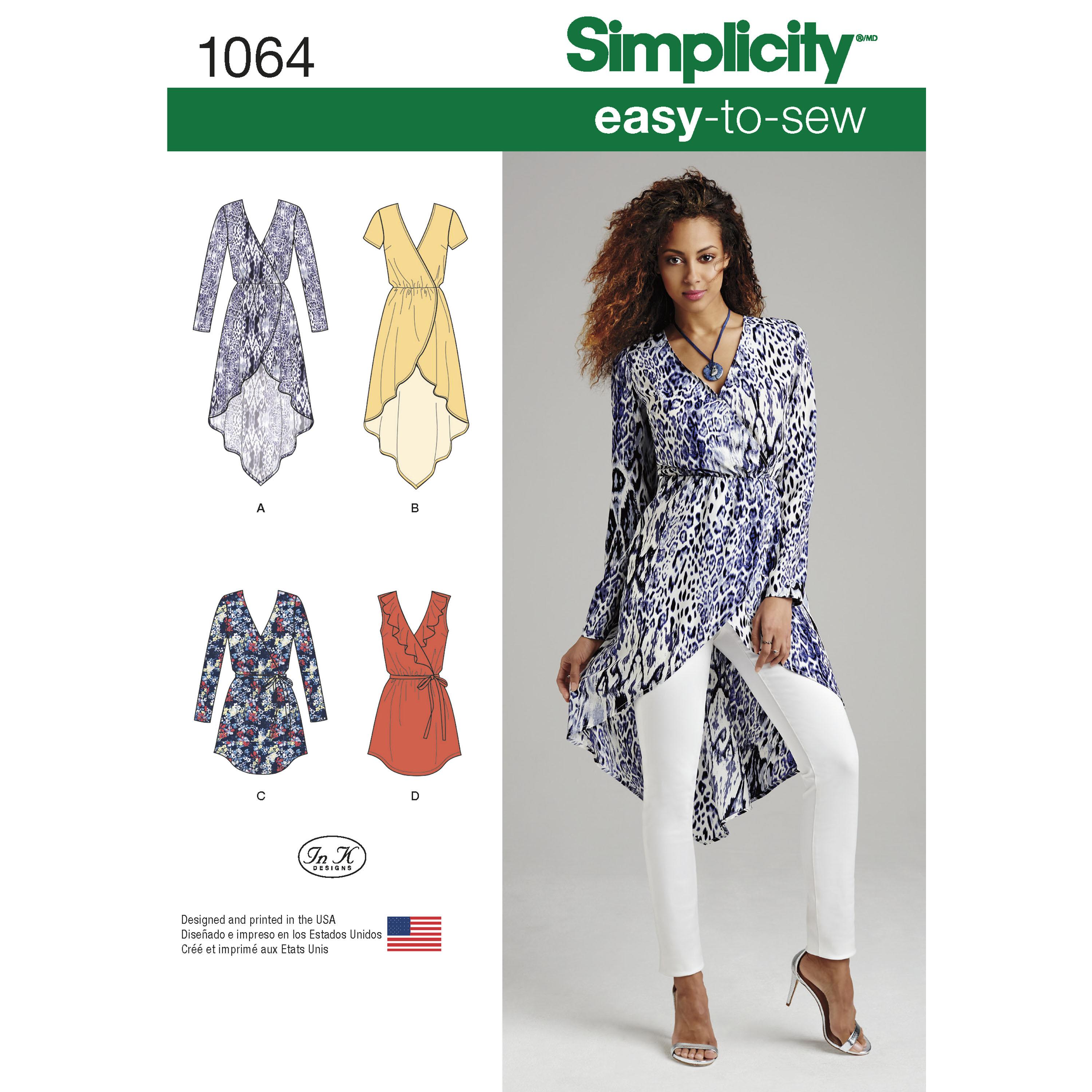 Simplicity S1064 Women's Tunics