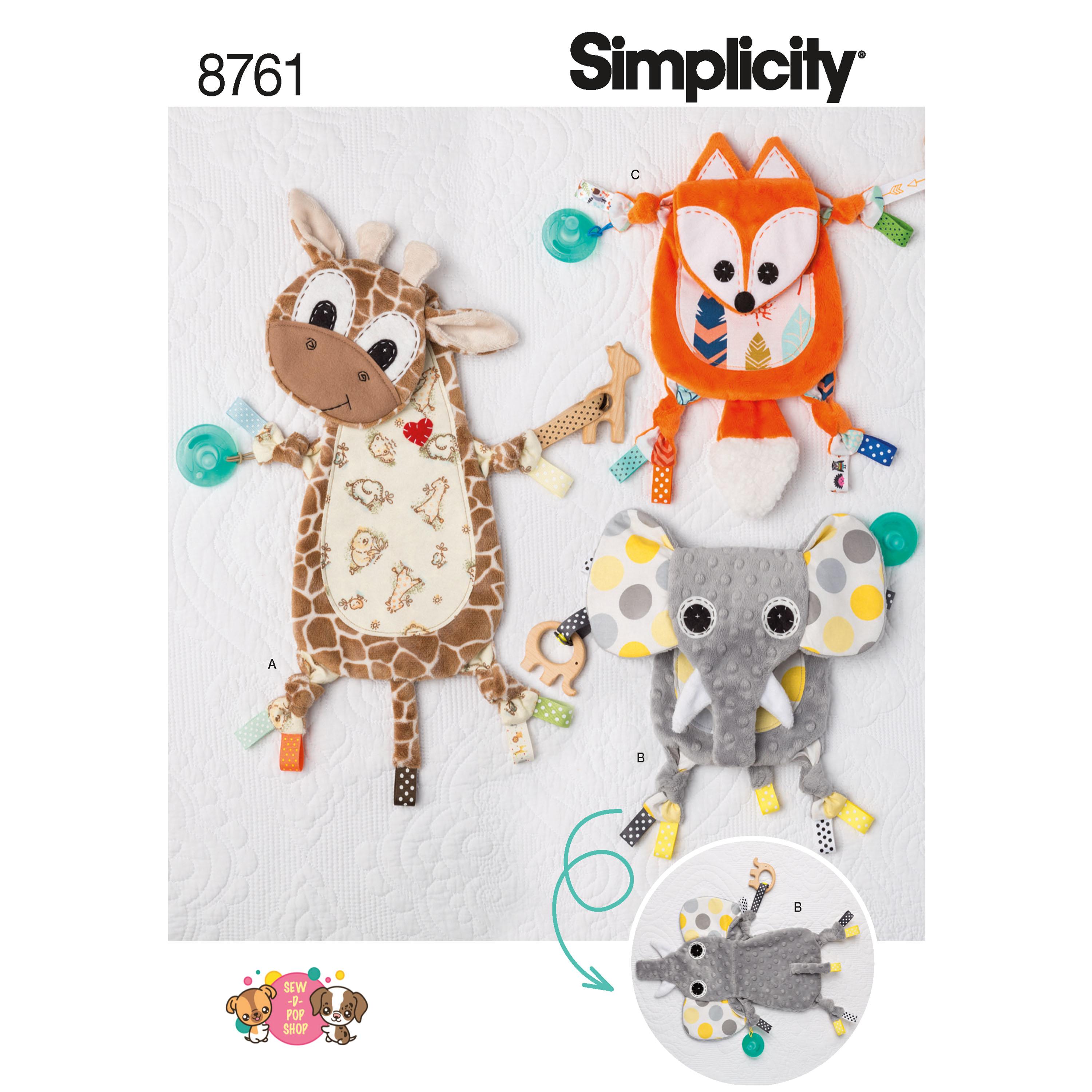 Simplicity S8761 Baby Sensory Blanket