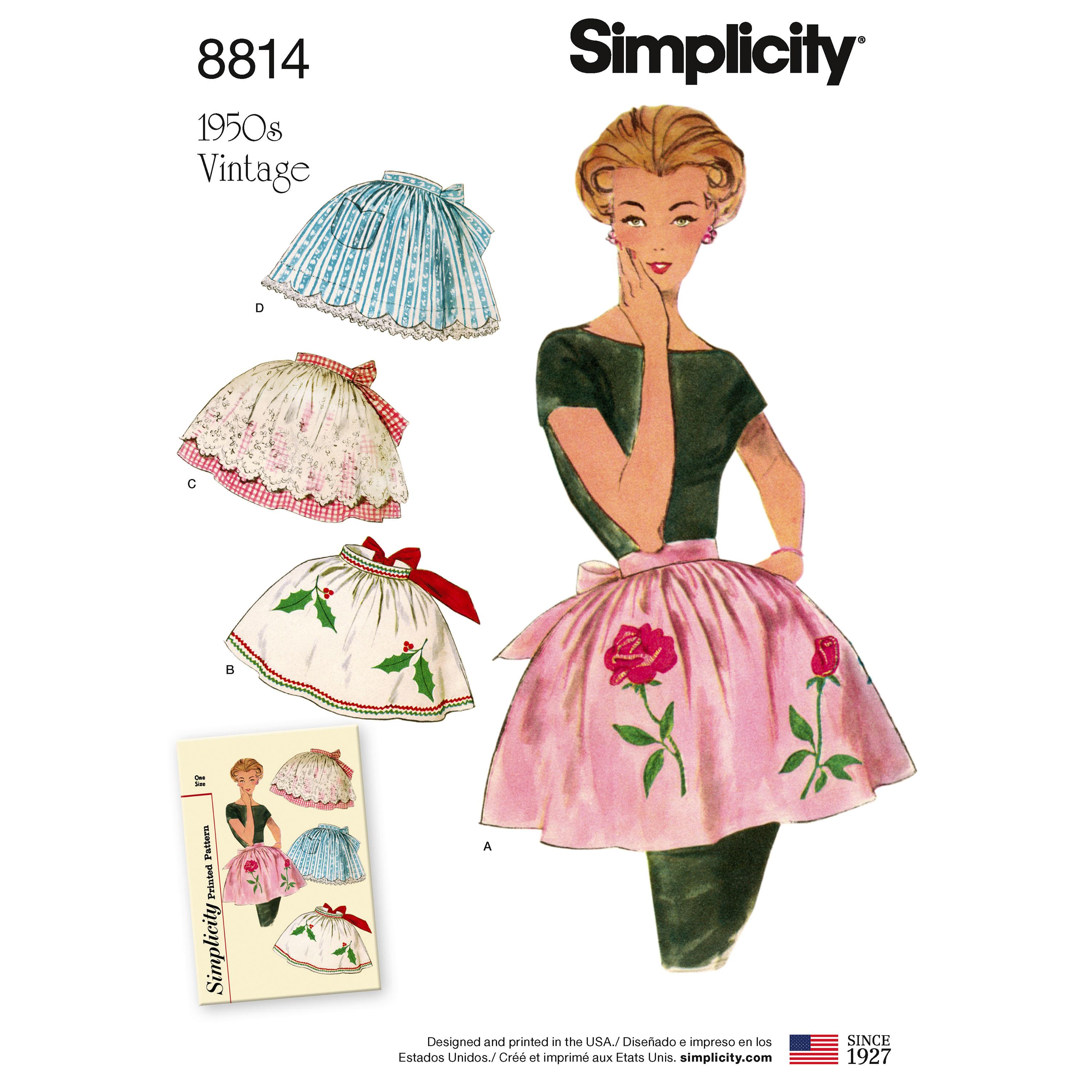 Simplicity S8814 Misses' Vintage Aprons