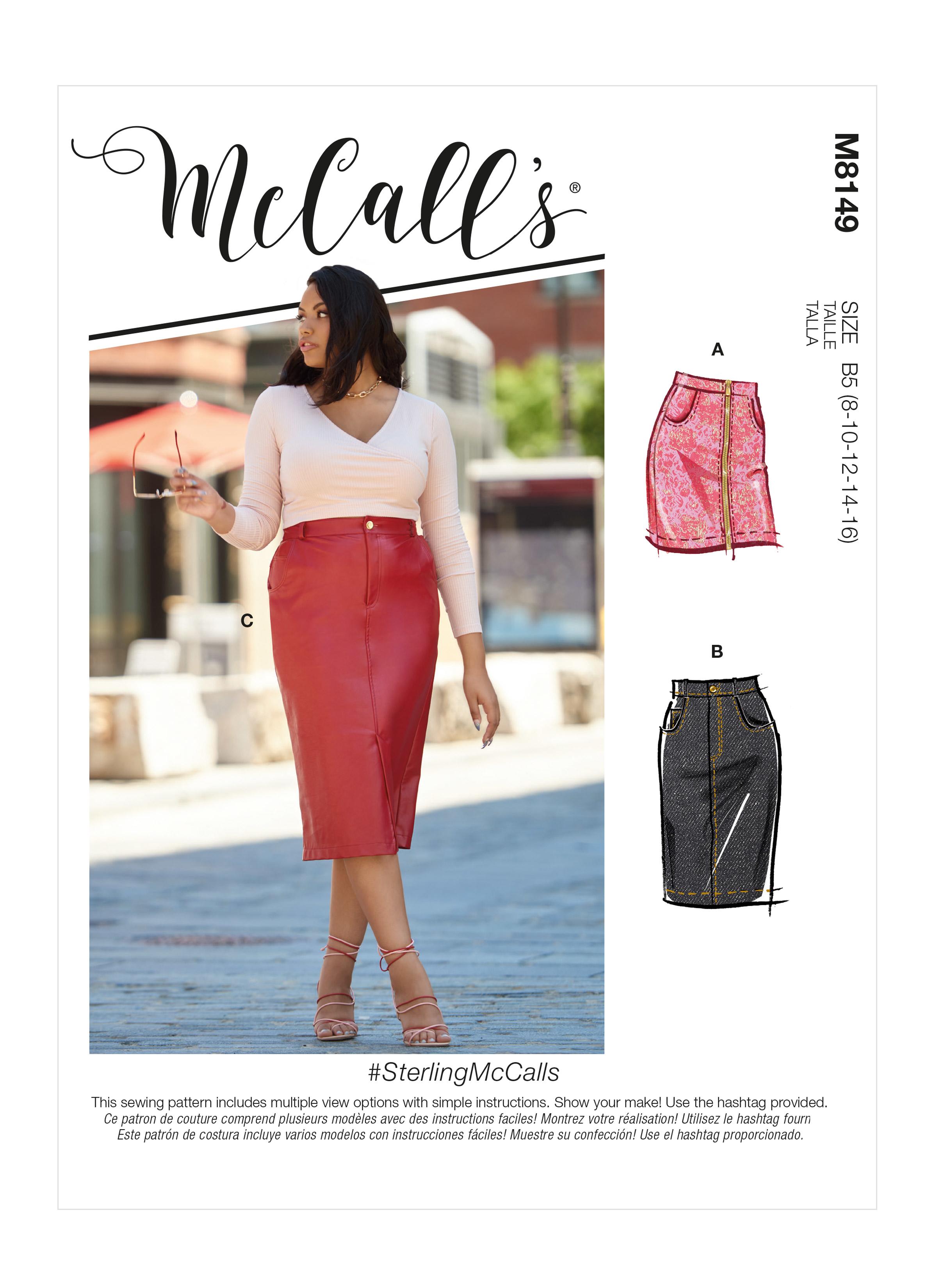 McCall's M8149 #SterlingMcCalls - Misses' & Women's Skirts