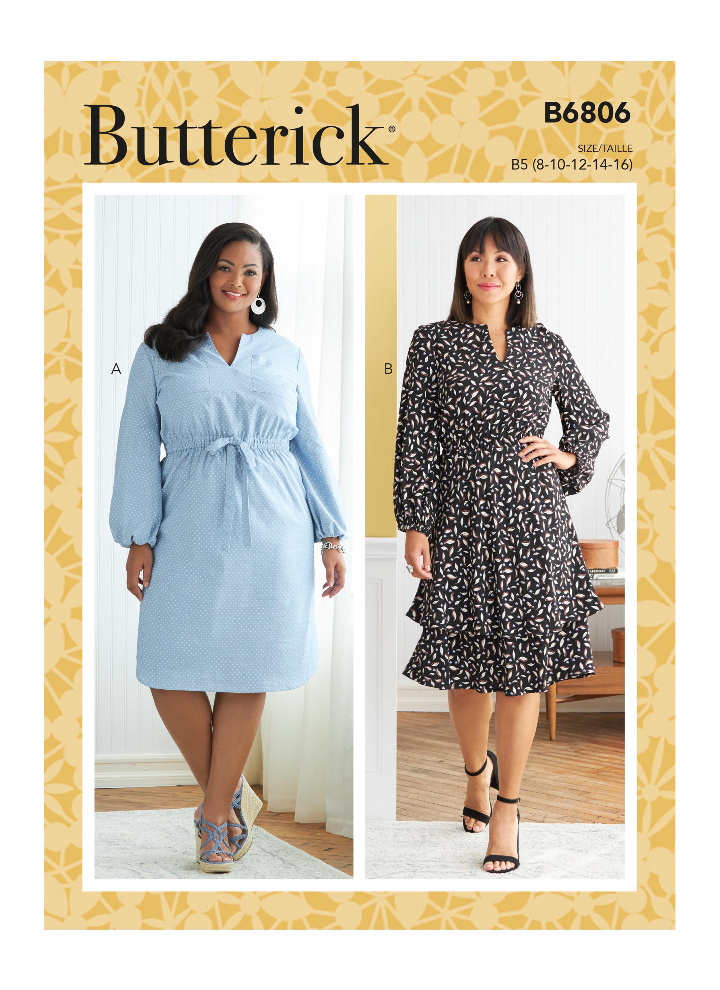 Butterick B6806 Misses / Plus Size Dress