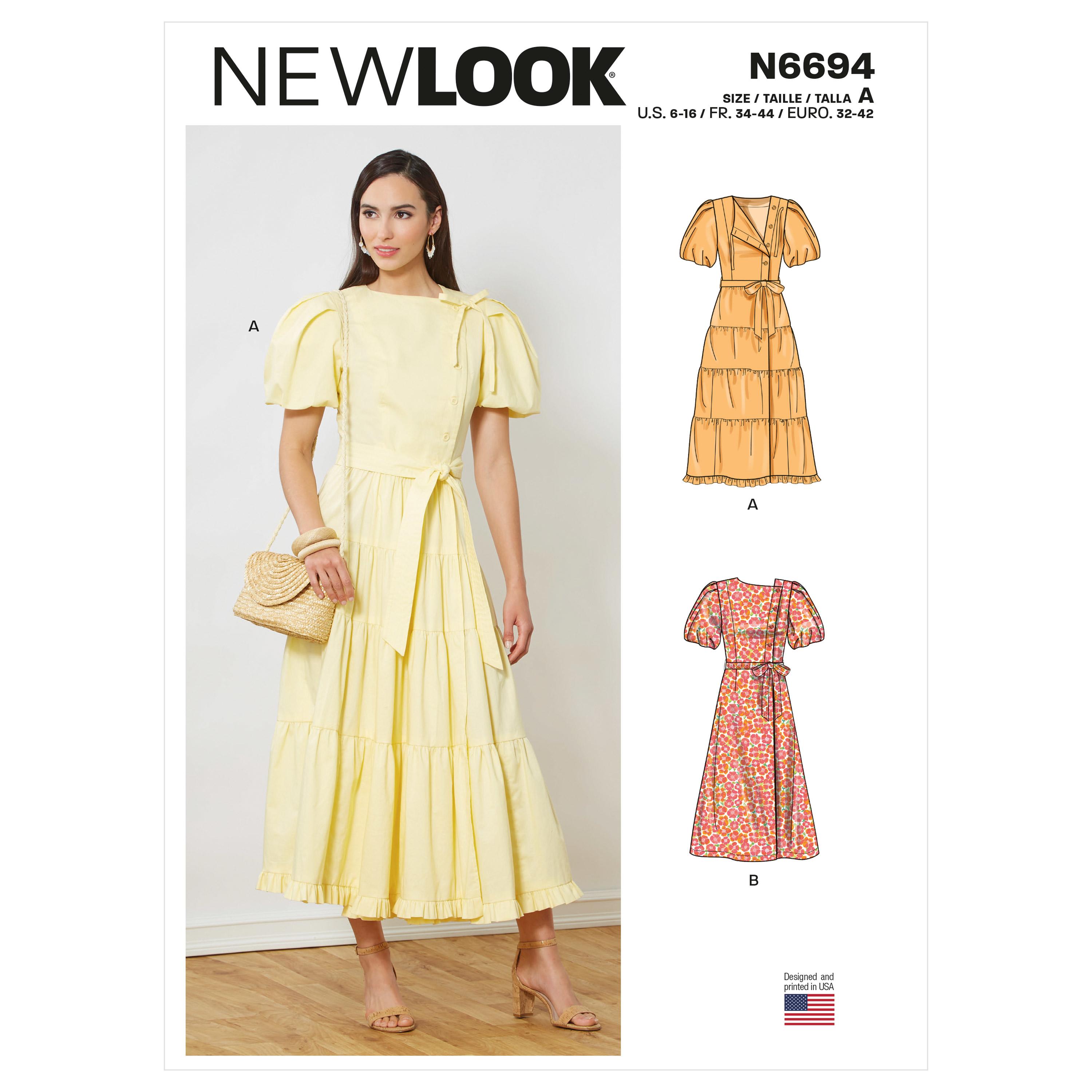 New Look Sewing Pattern N6694 Misses' Dresses