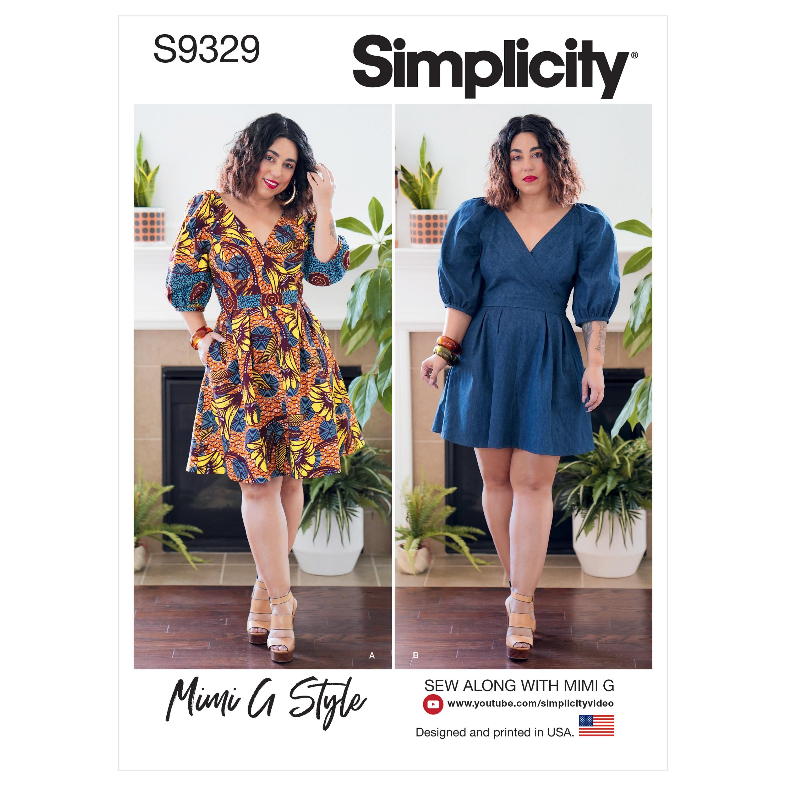 Simplicity Sewing Pattern S9329 Misses' Dress in Two Lengths