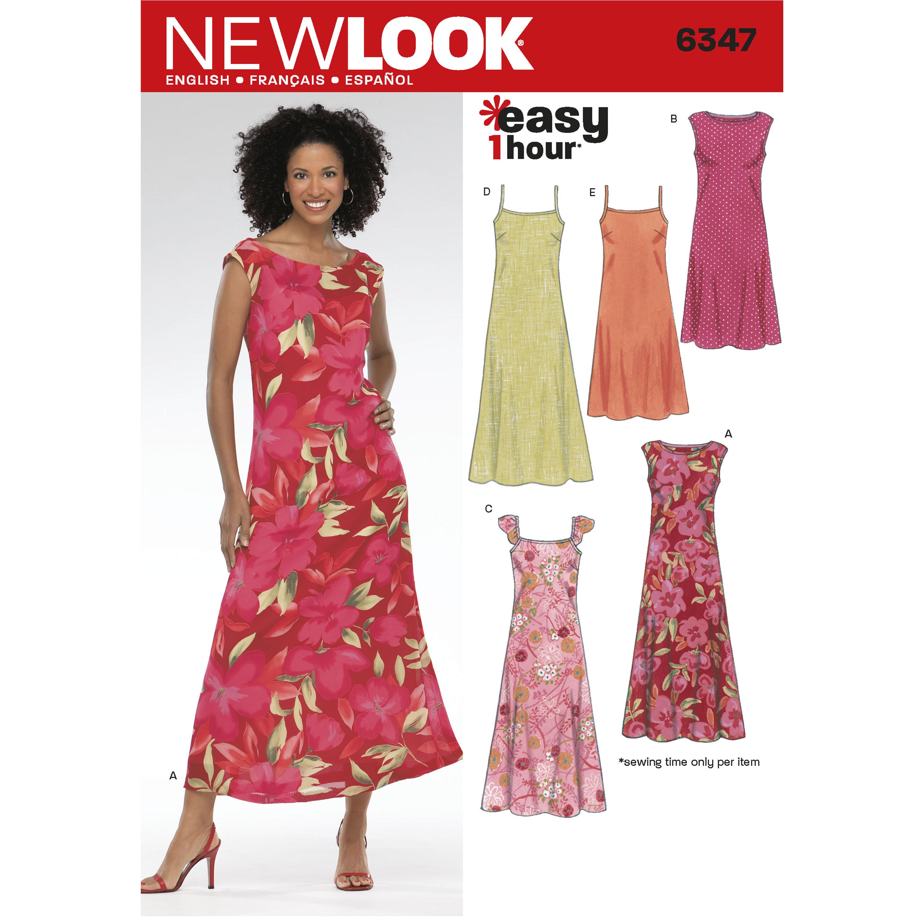 NewLook N6347 Misses Dresses