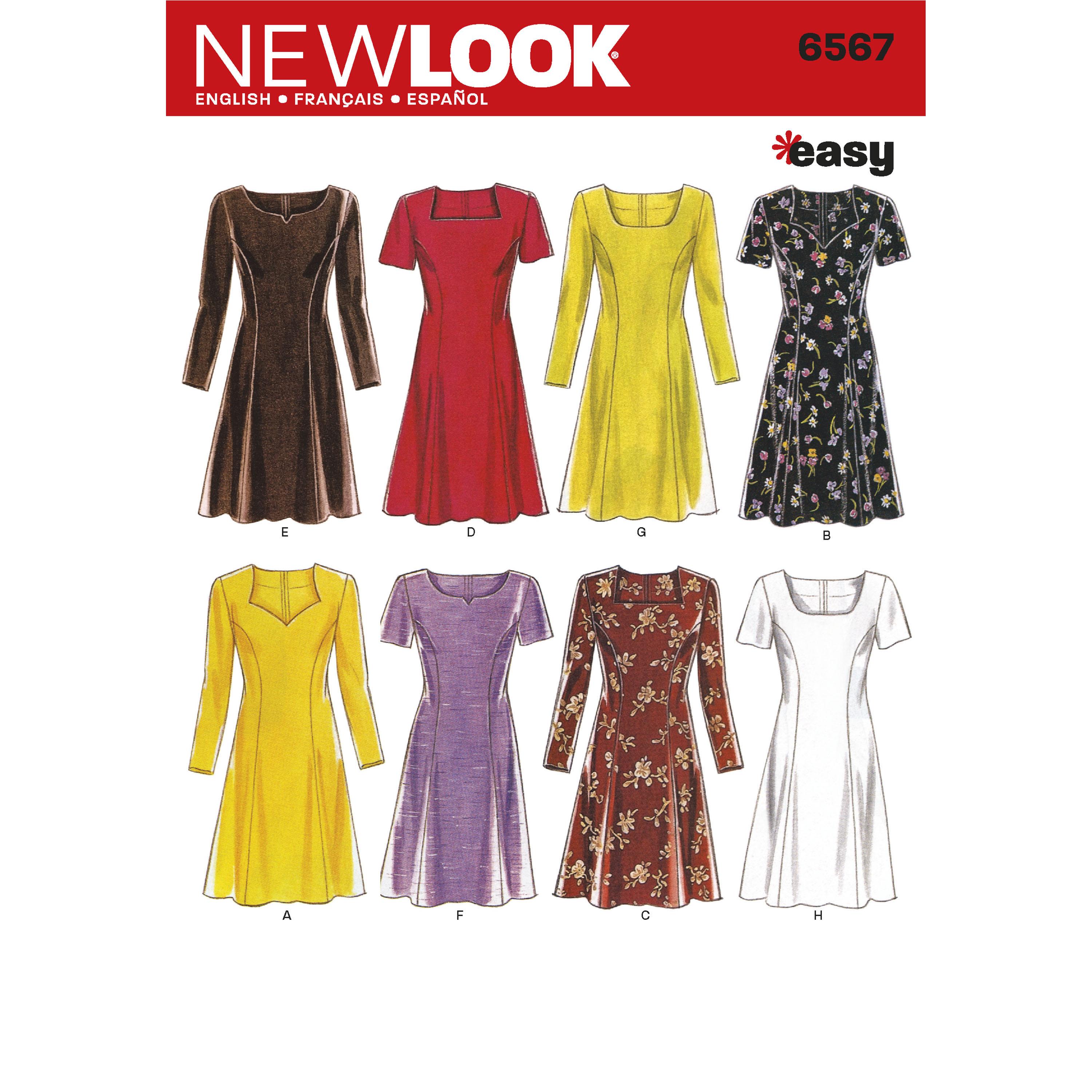 NewLook N6567 Misses Dresses