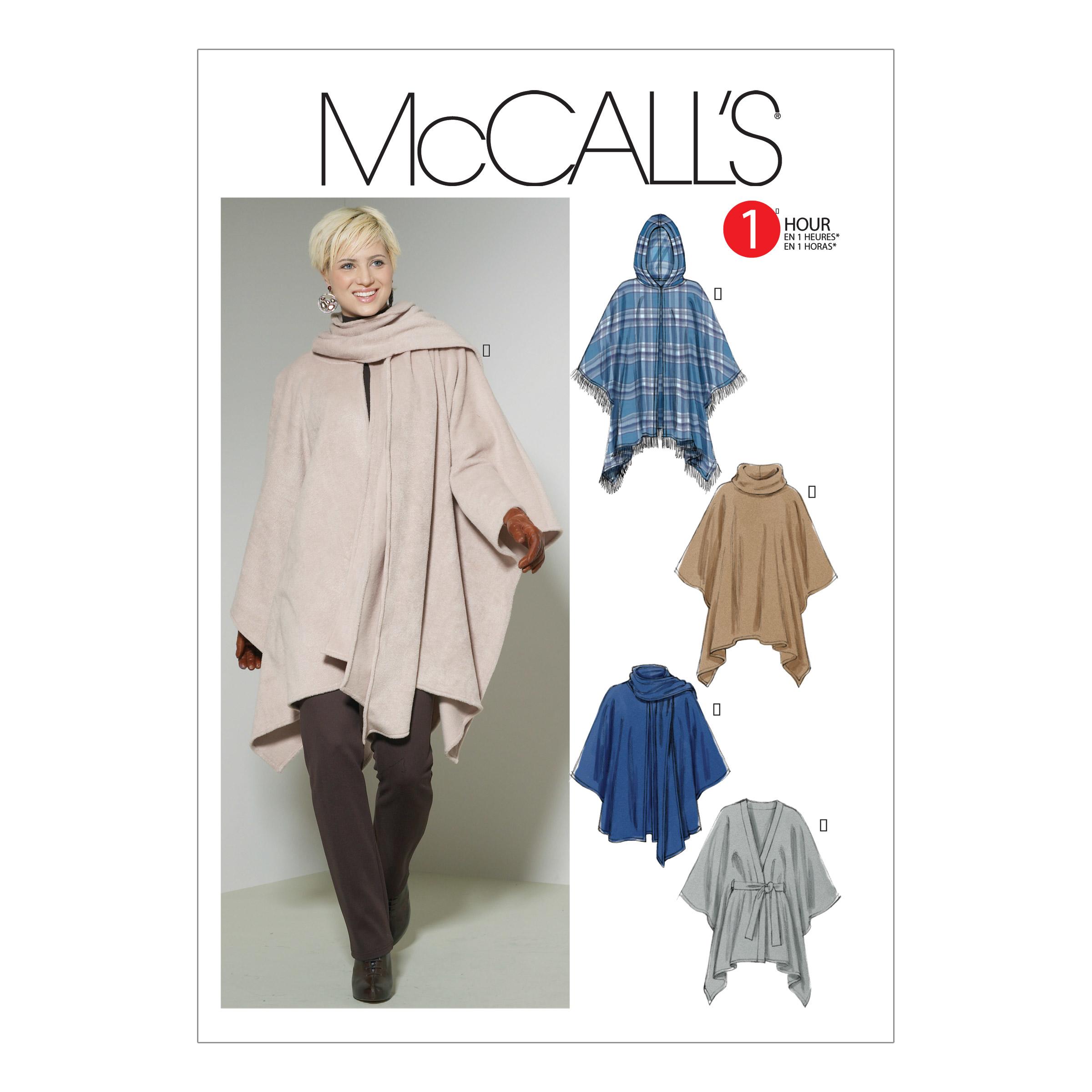 McCalls M6209 Coats/Capes/ Ponchos