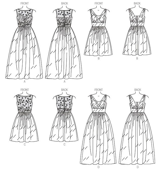 McCalls M7090 Dresses, Evening/Prom, Plus Size