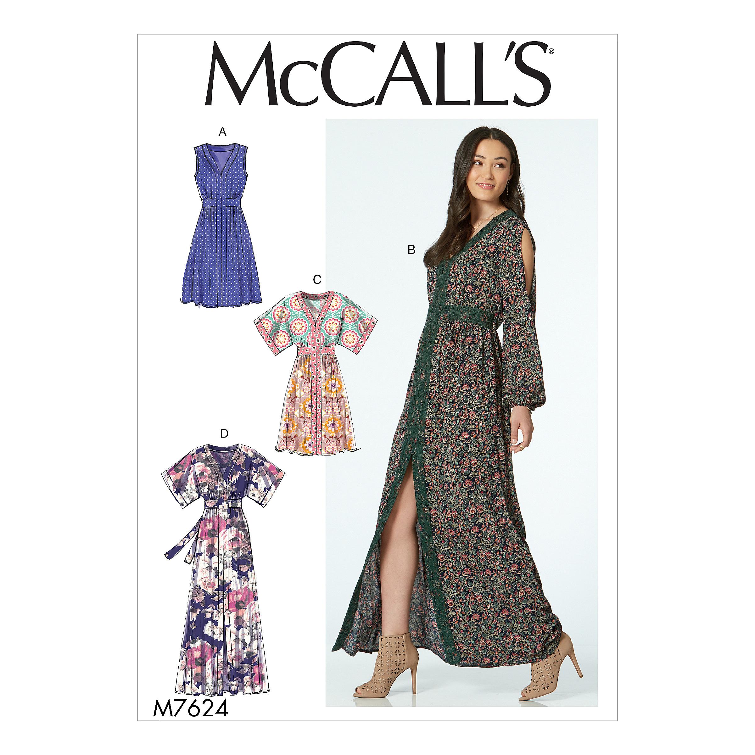 McCalls M7624 Misses Dresses