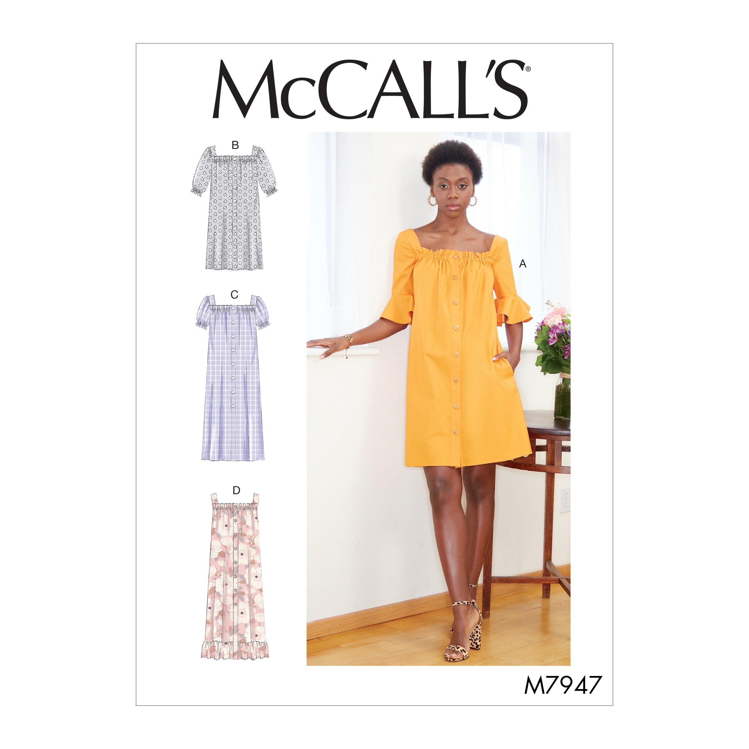 McCalls M7947 Misses Dresses