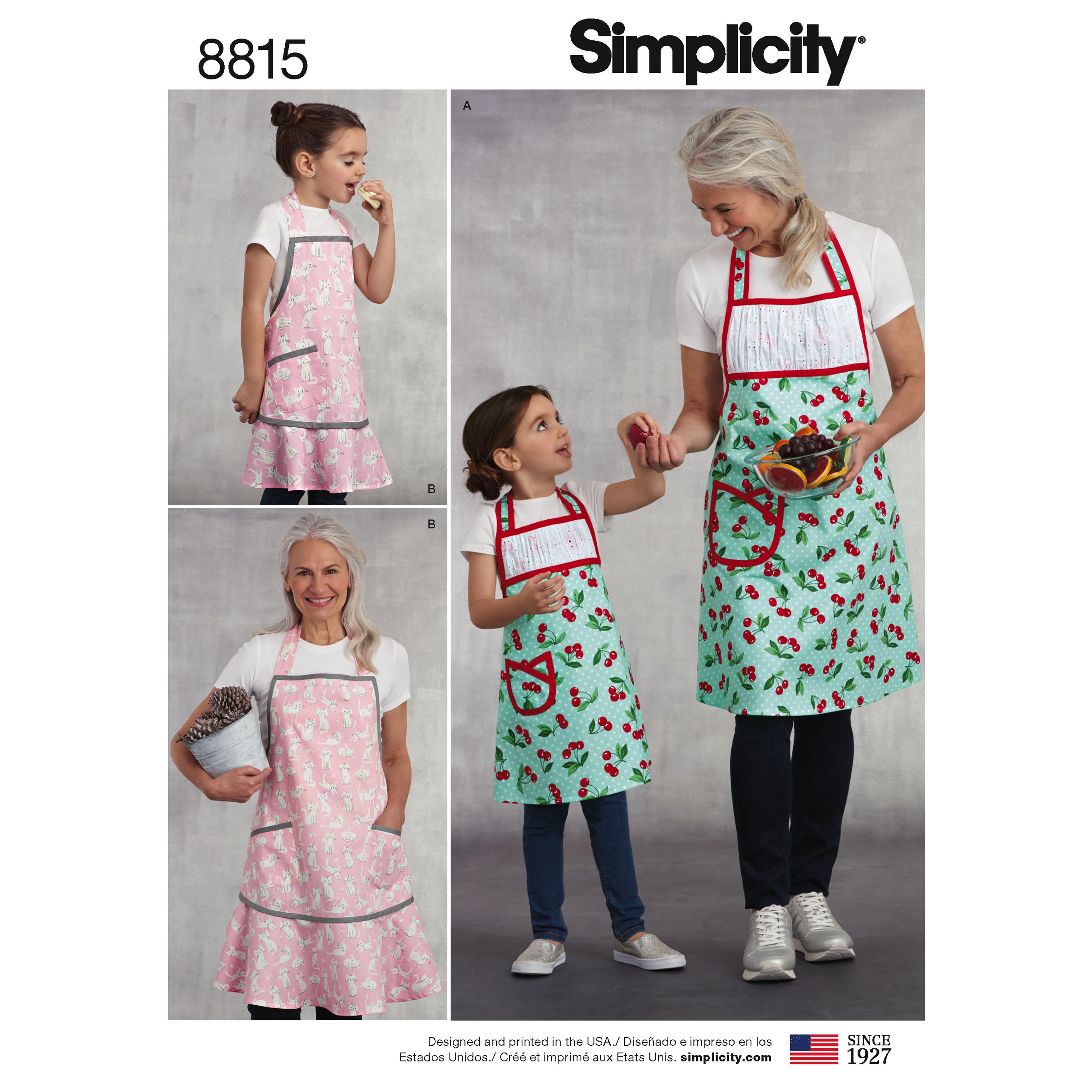 Simplicity S8815 Child's and Misses' Apron