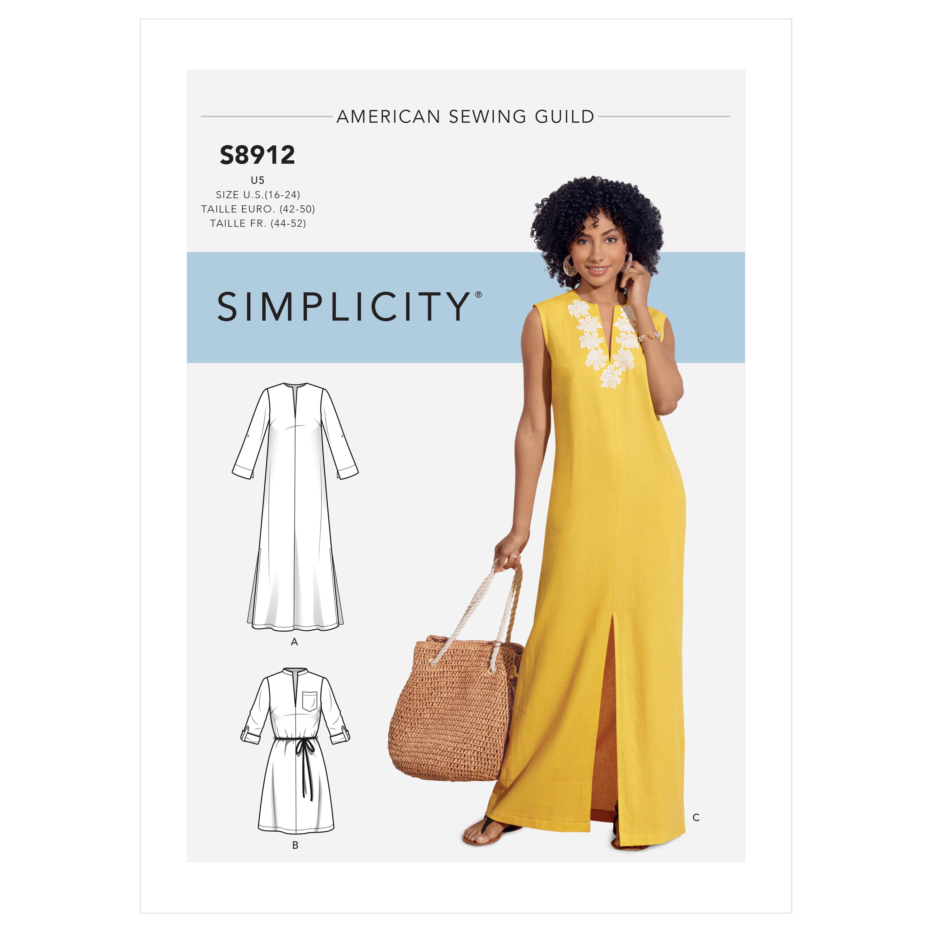 Simplicity S8912 Misses' Dresses