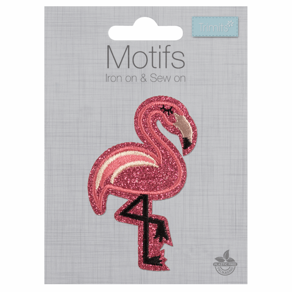 Motif C: Glitter Flamingo