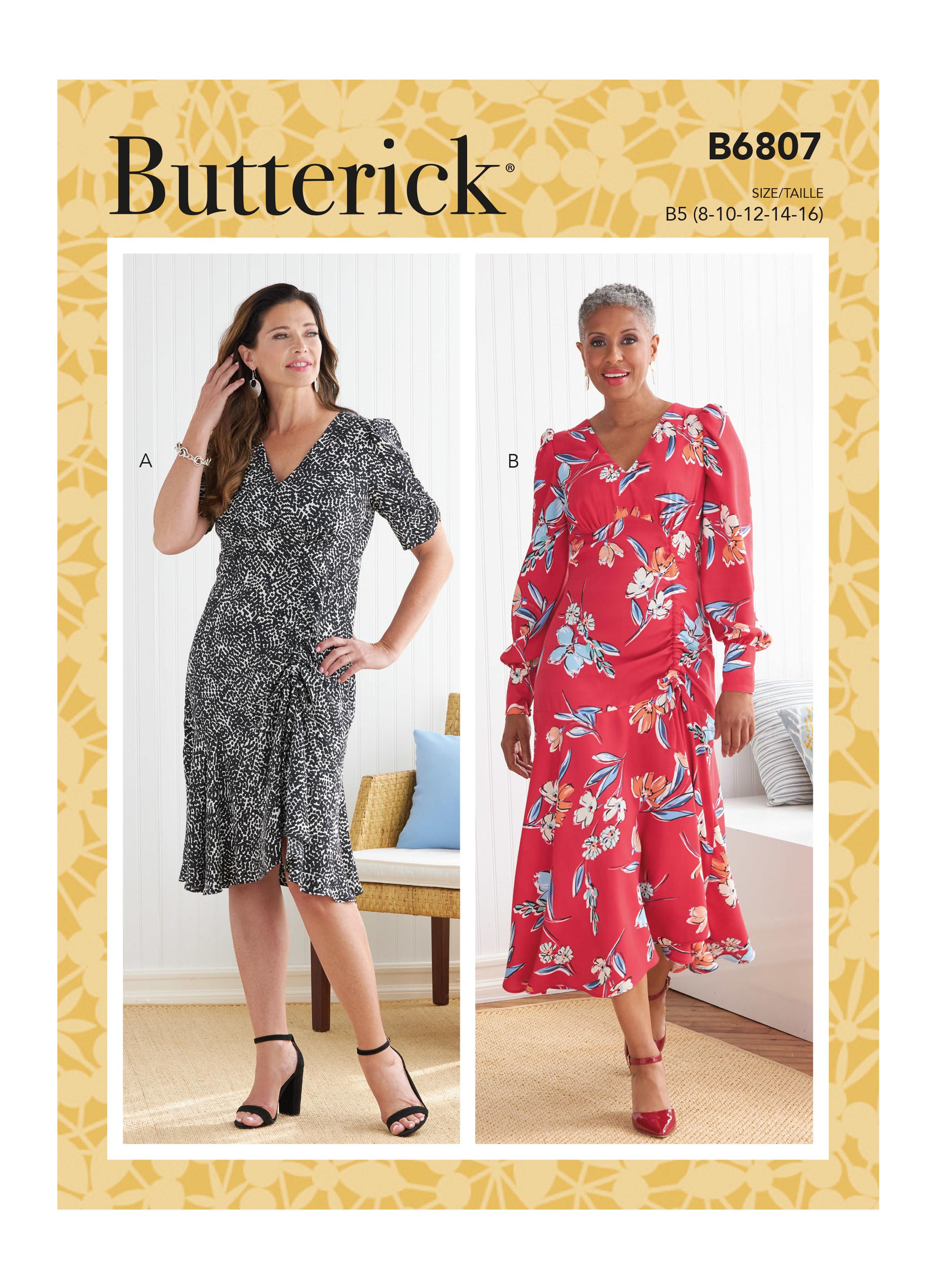 Butterick B6807 Misses Dress