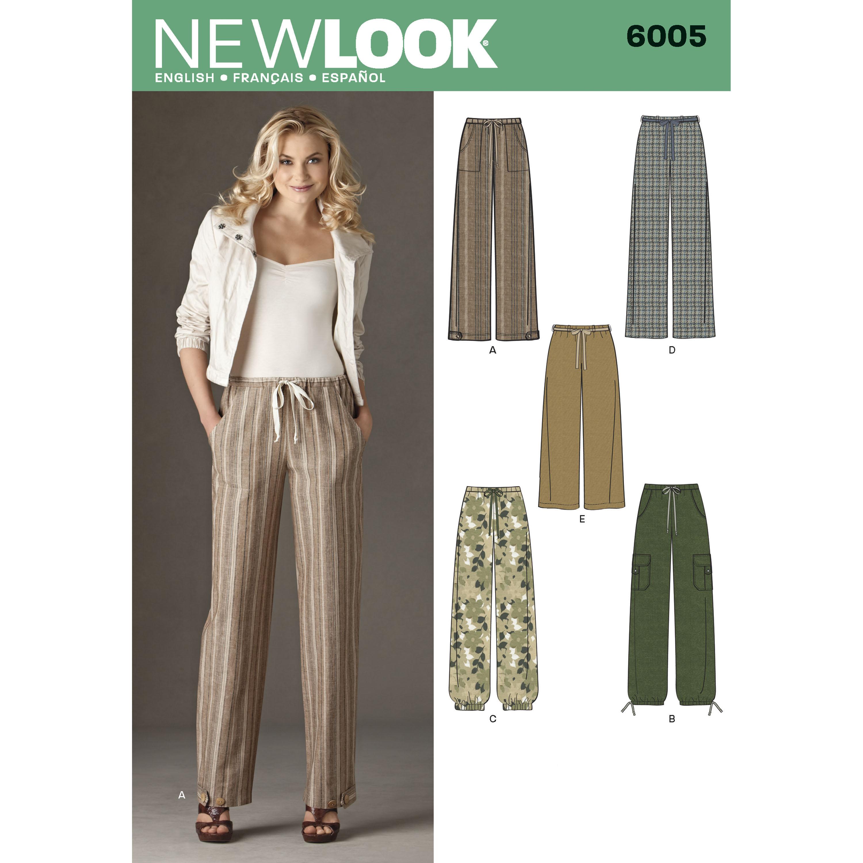 NewLook N6005 Misses' Pants