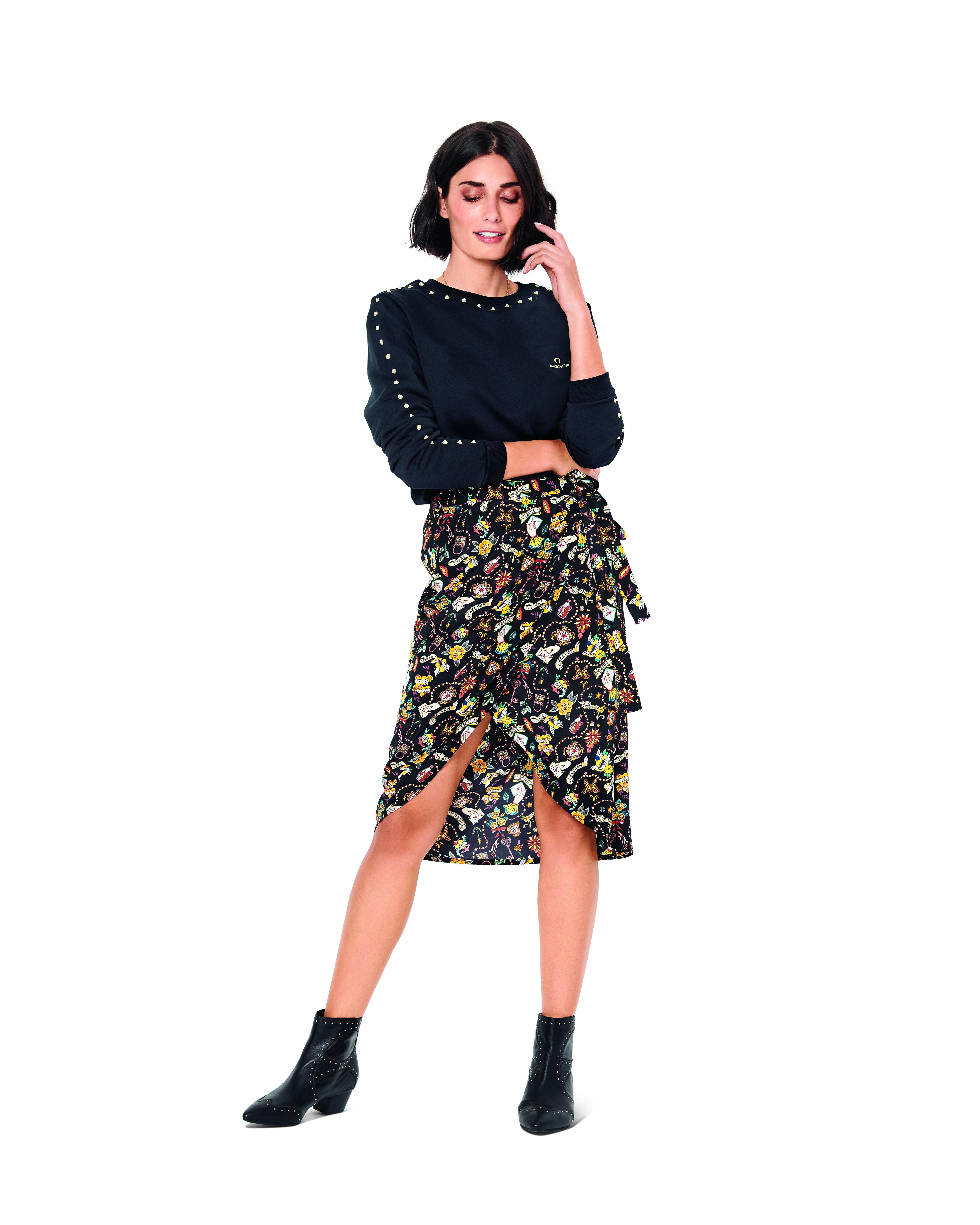 Burda B6200 Wrap Skirt with Waistband and Tie Bands Sewing Pattern