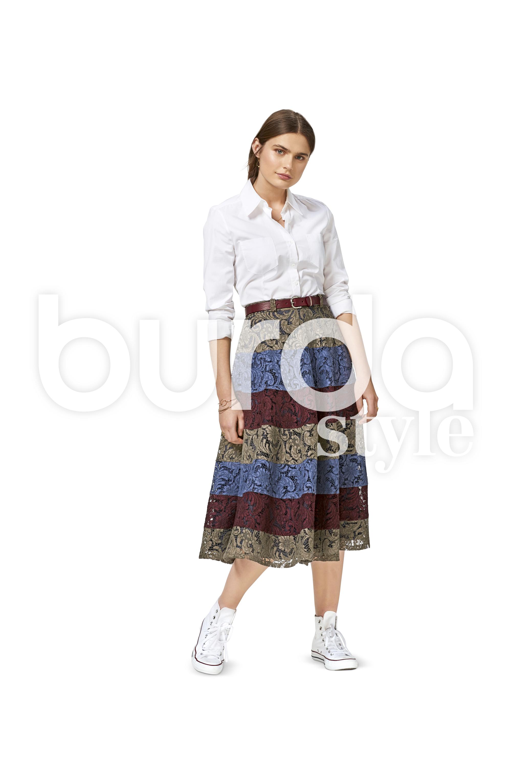 Burda B6849 Top, Shirt & Blouse Sewing Pattern