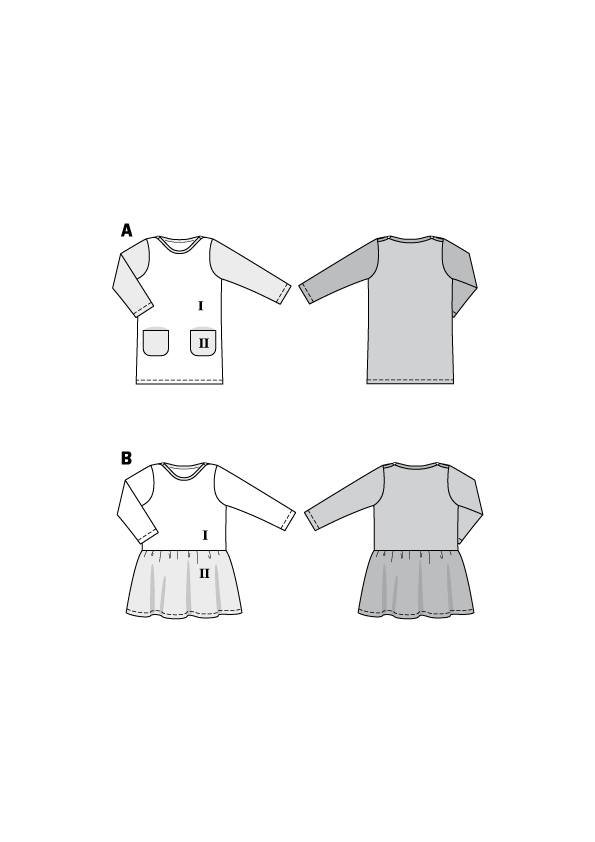 Burda B9296 Shirtdress with Pockets Sewing Pattern