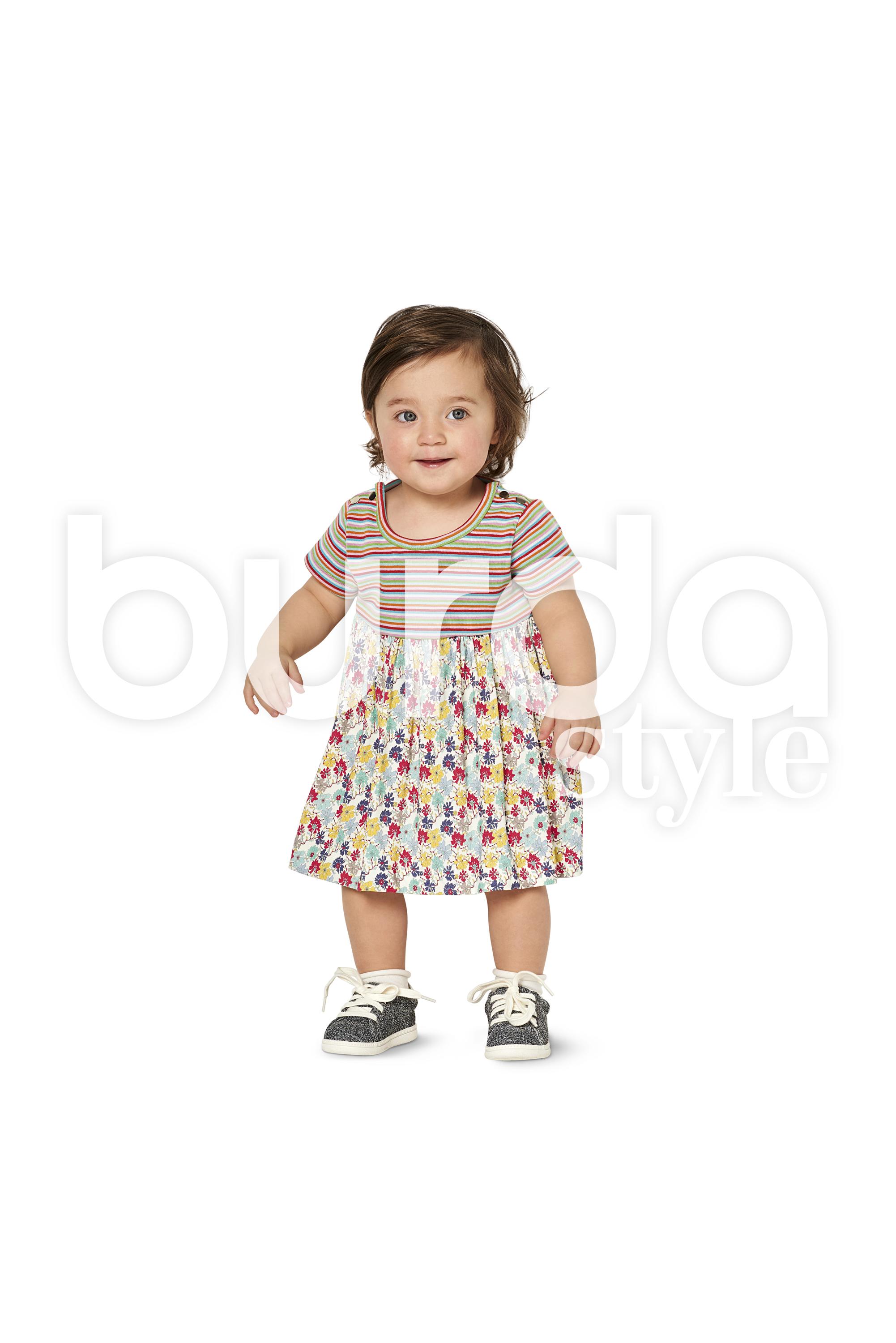 Burda B9347 Baby's Dress and Bodysuit