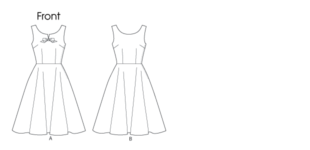 Butterick B5748 Misses'/Misses' Petite Dress