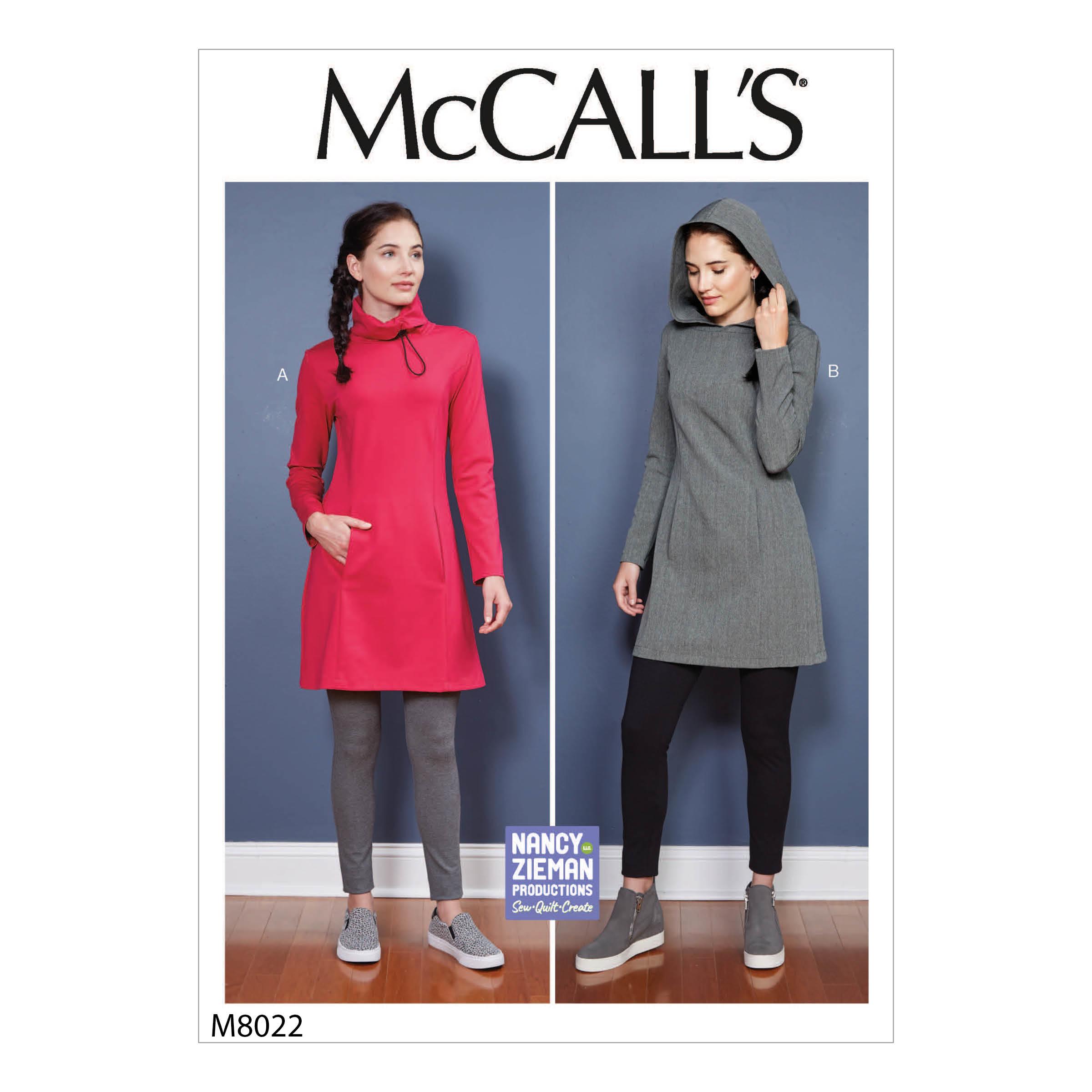 McCalls M8022 Misses Dresses, Misses Tops