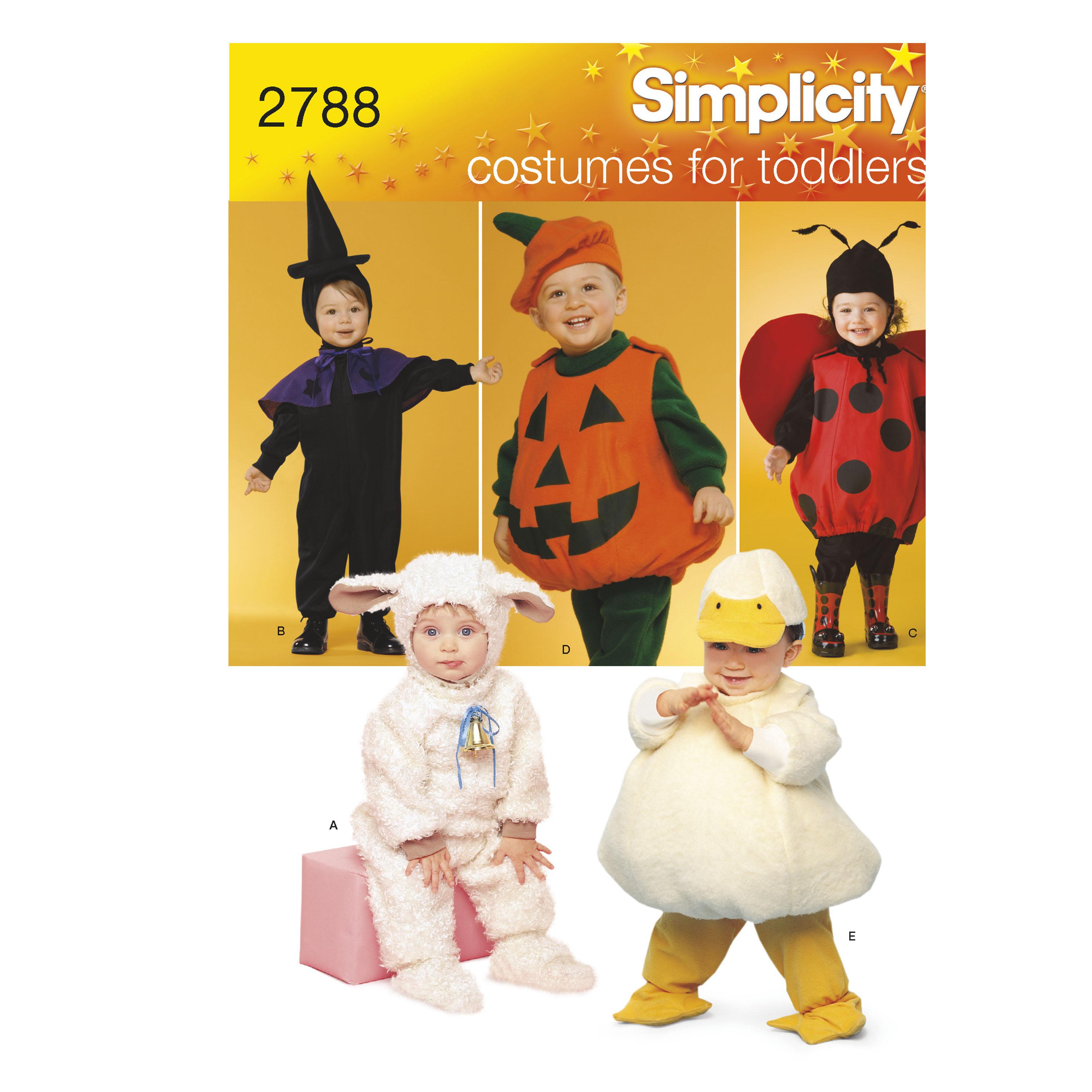 Simplicity S2788 Toddler Costumes