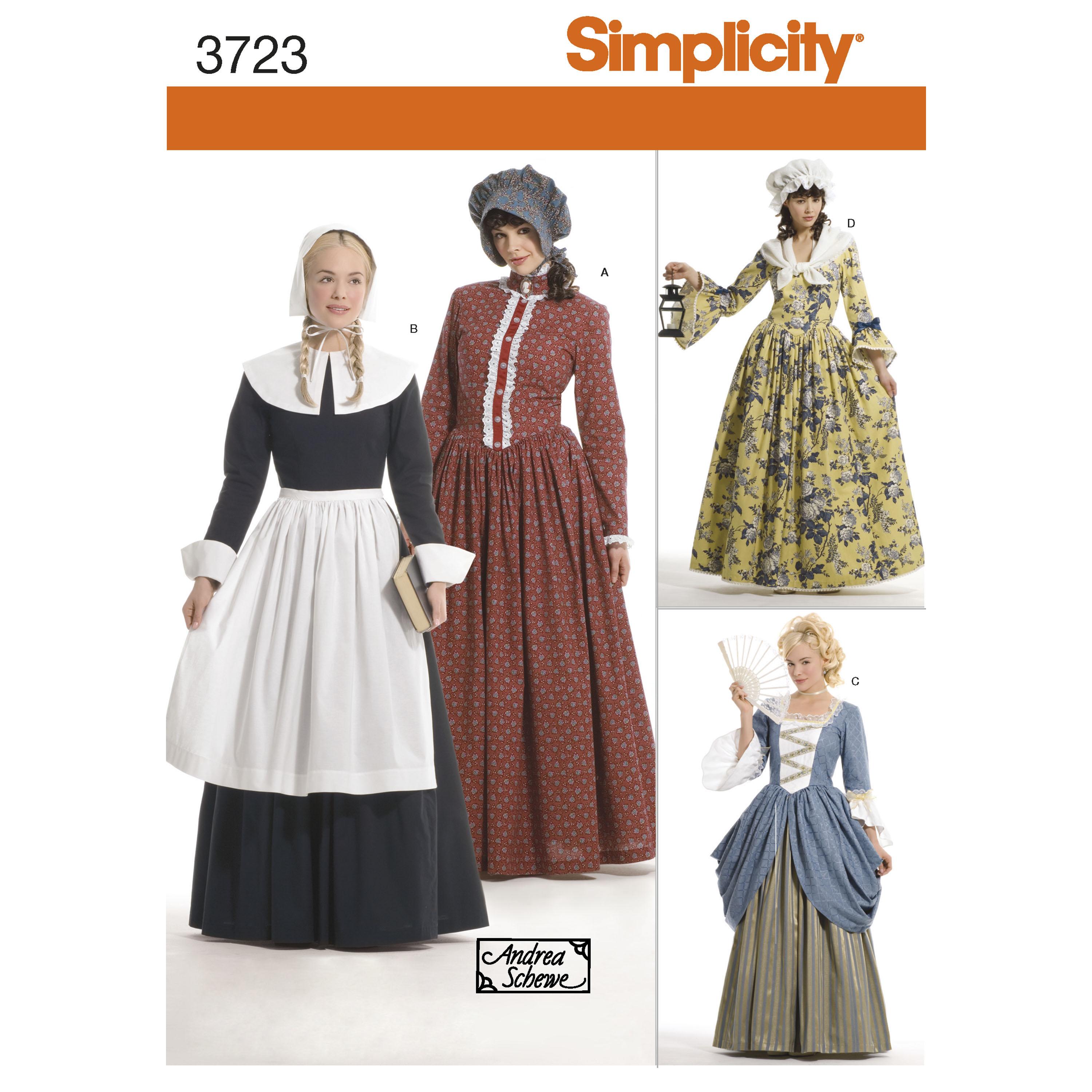 Simplicity S3723 Women's Costumes