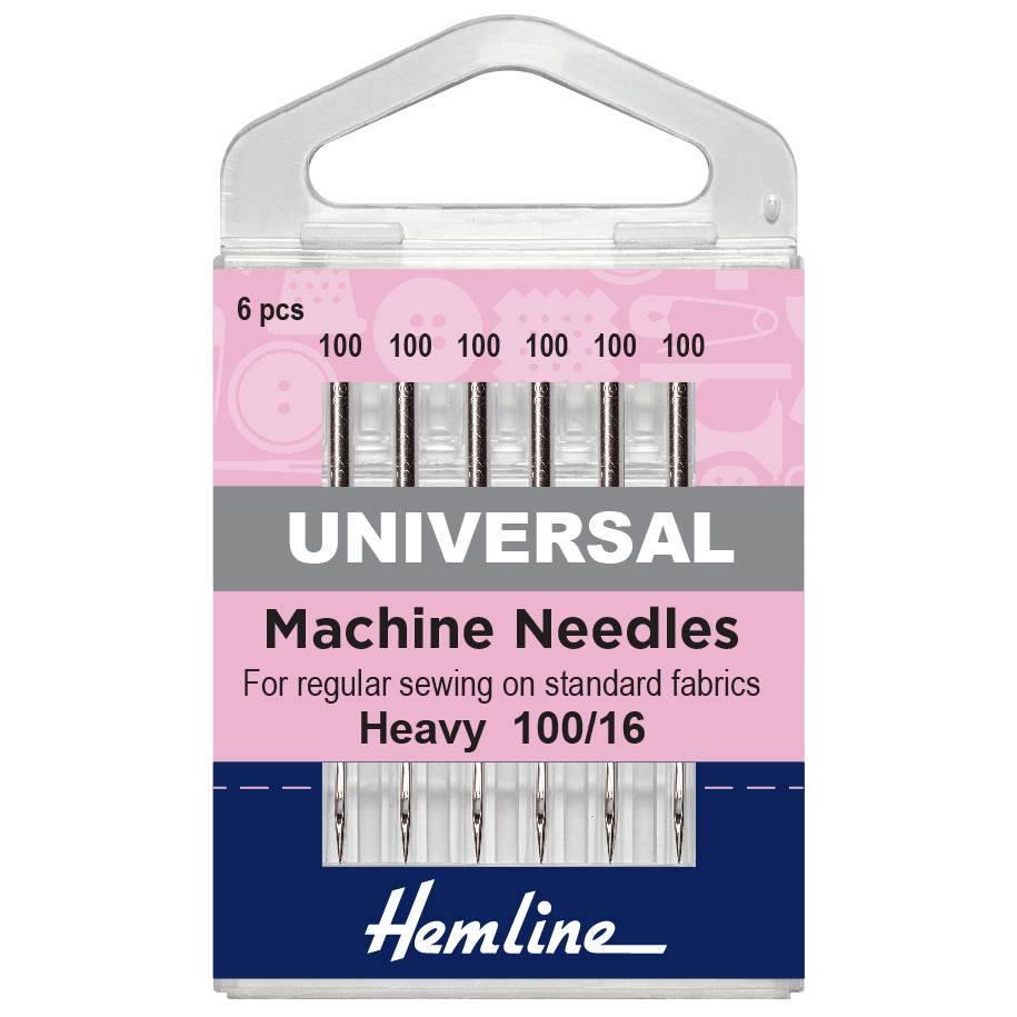 Sewing Machine Needles: Universal: Heavy 100/16