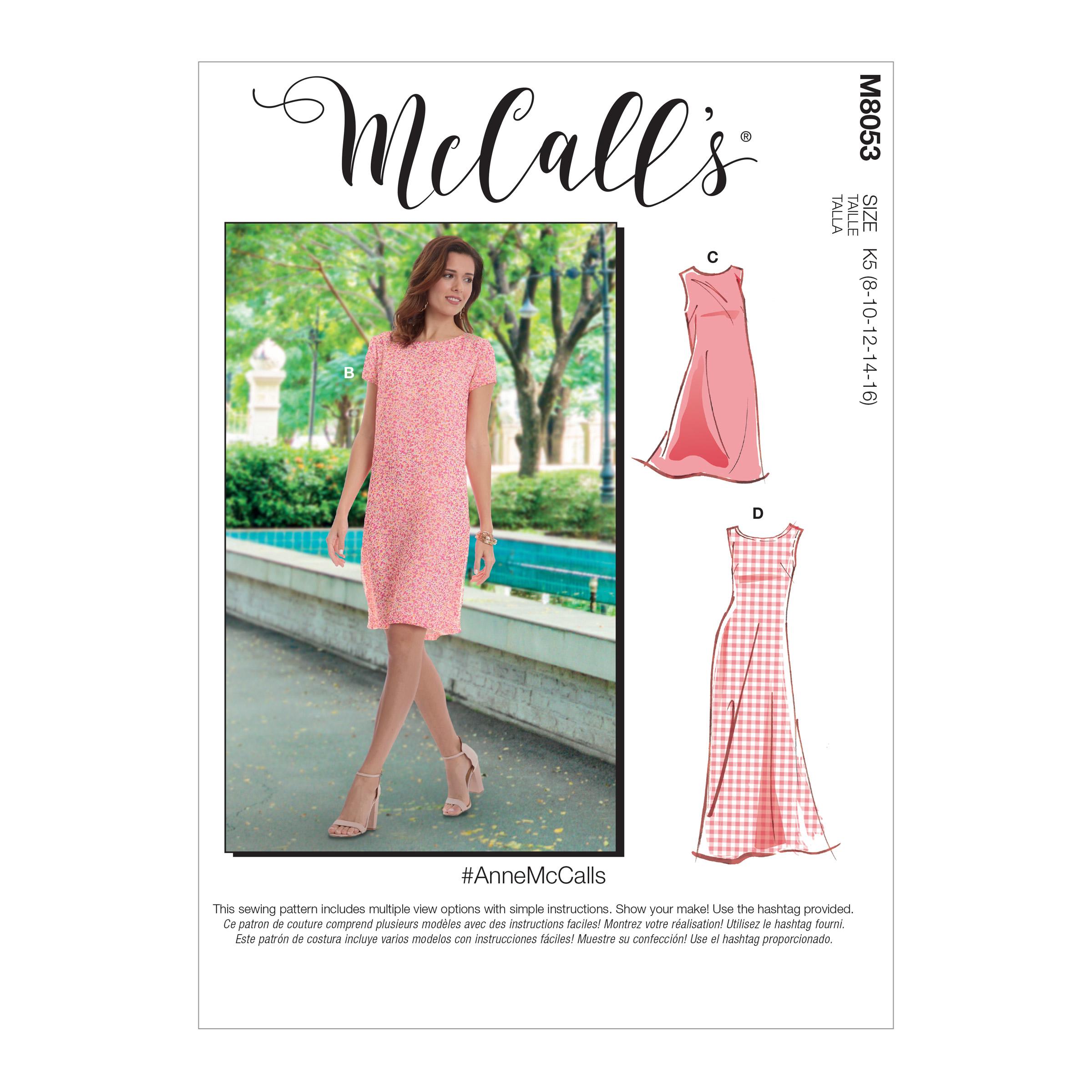 McCalls M8053 Misses Dresses